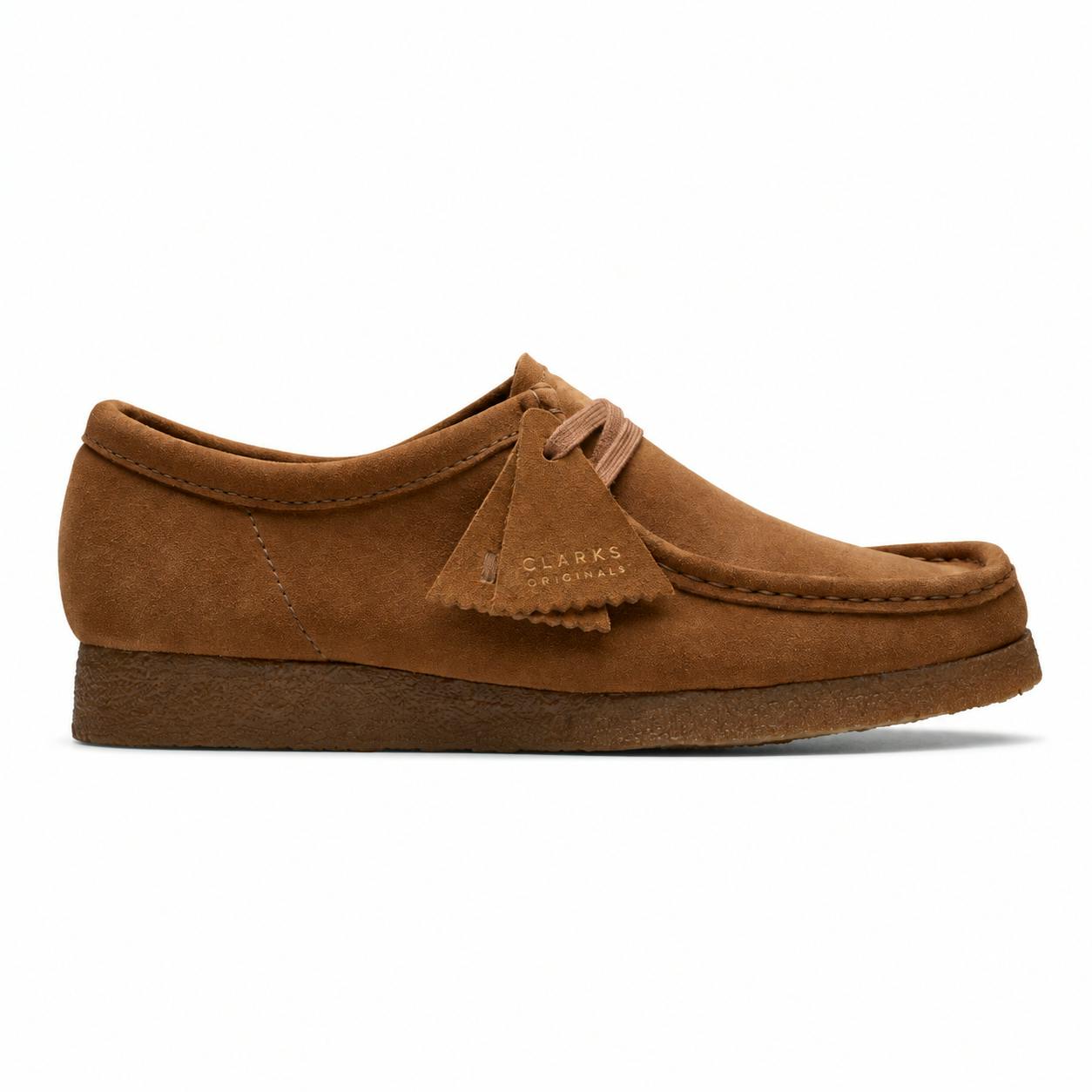Clarks Originals Men's Wallabee Shoes Cola Suede - Uk 10