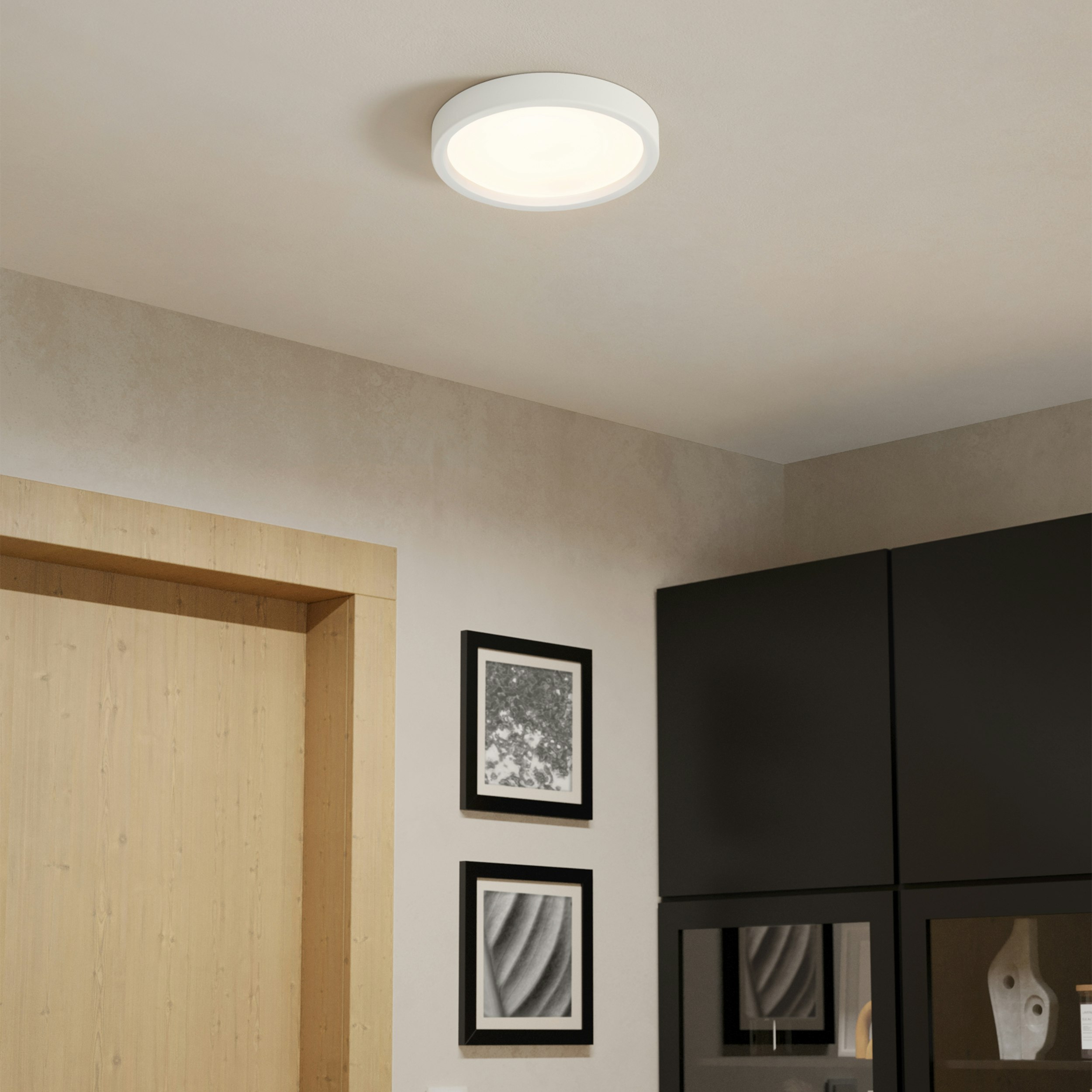 Eglo Light/White Basic Idun Ceiling - Plastic - Ceiling
