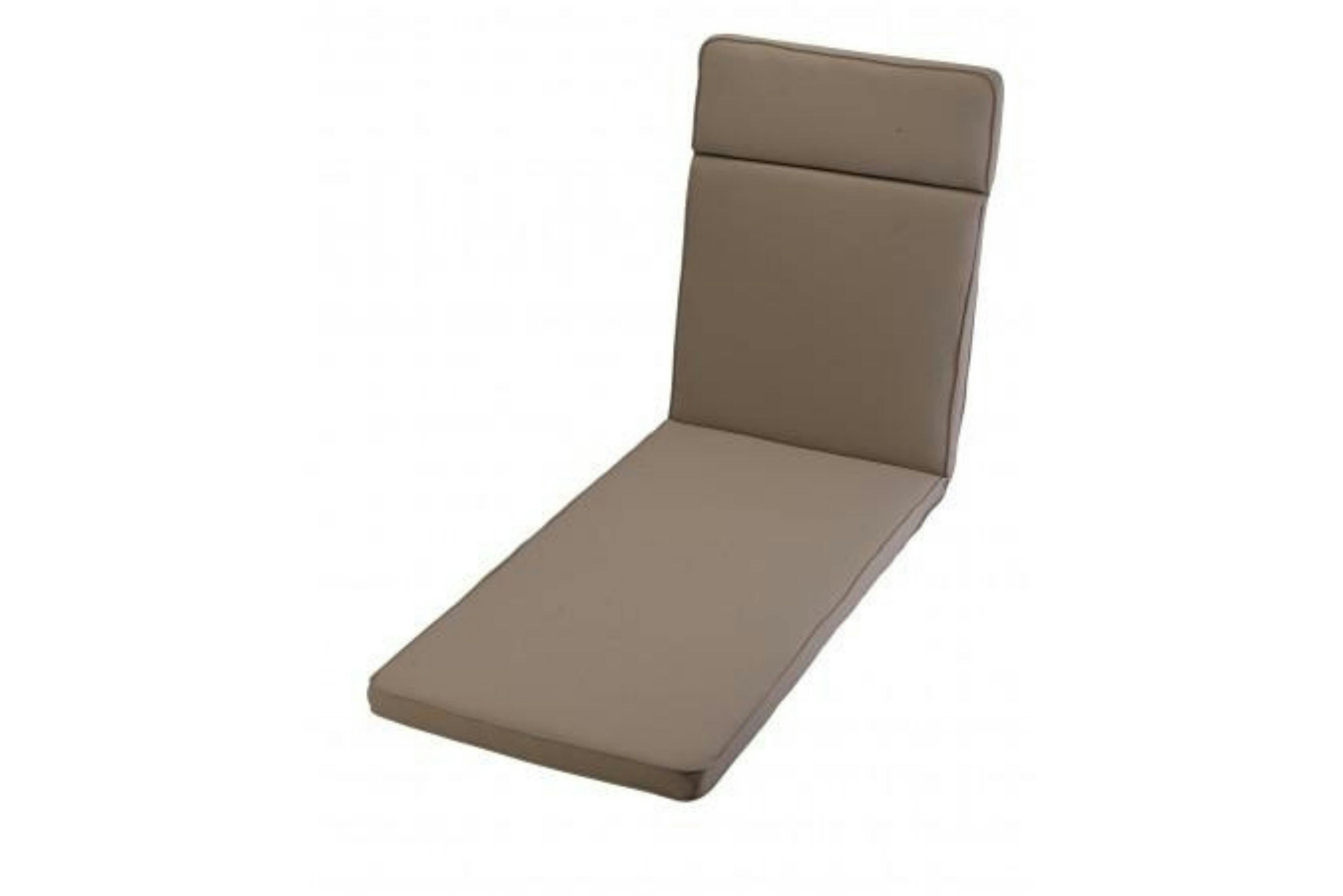 Rackhams Beige Sun Lounger Cushion (Colour Options Available)