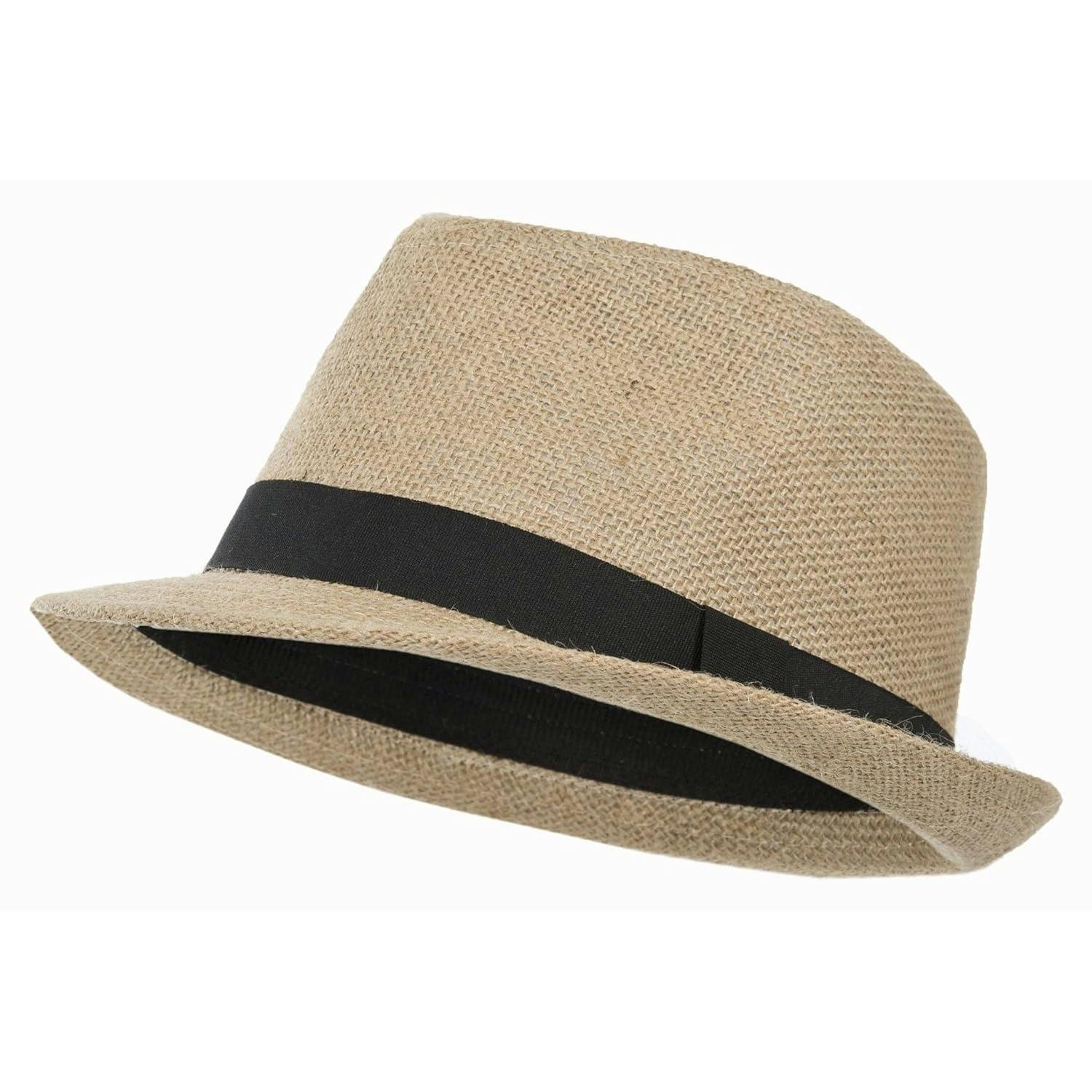 Trespass Unisex Adult Fedora Hat - Natural - Natural - One Size - 100% Linen