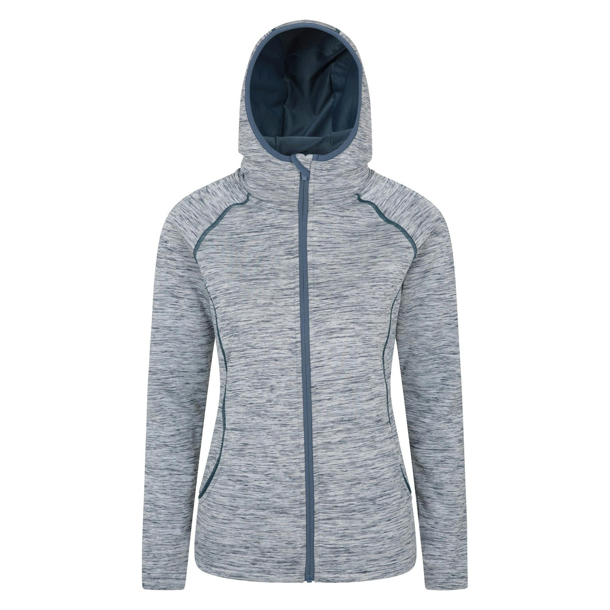 Mountain Warehouse Women's Dynamic Chakra Isocool Hoodie - Petrol - Petrol - 6 Uk