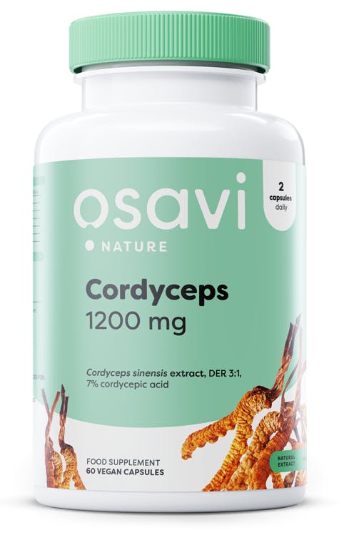 Osavi Cordyceps, 1200Mg - 60 Vegan Caps - Image 5