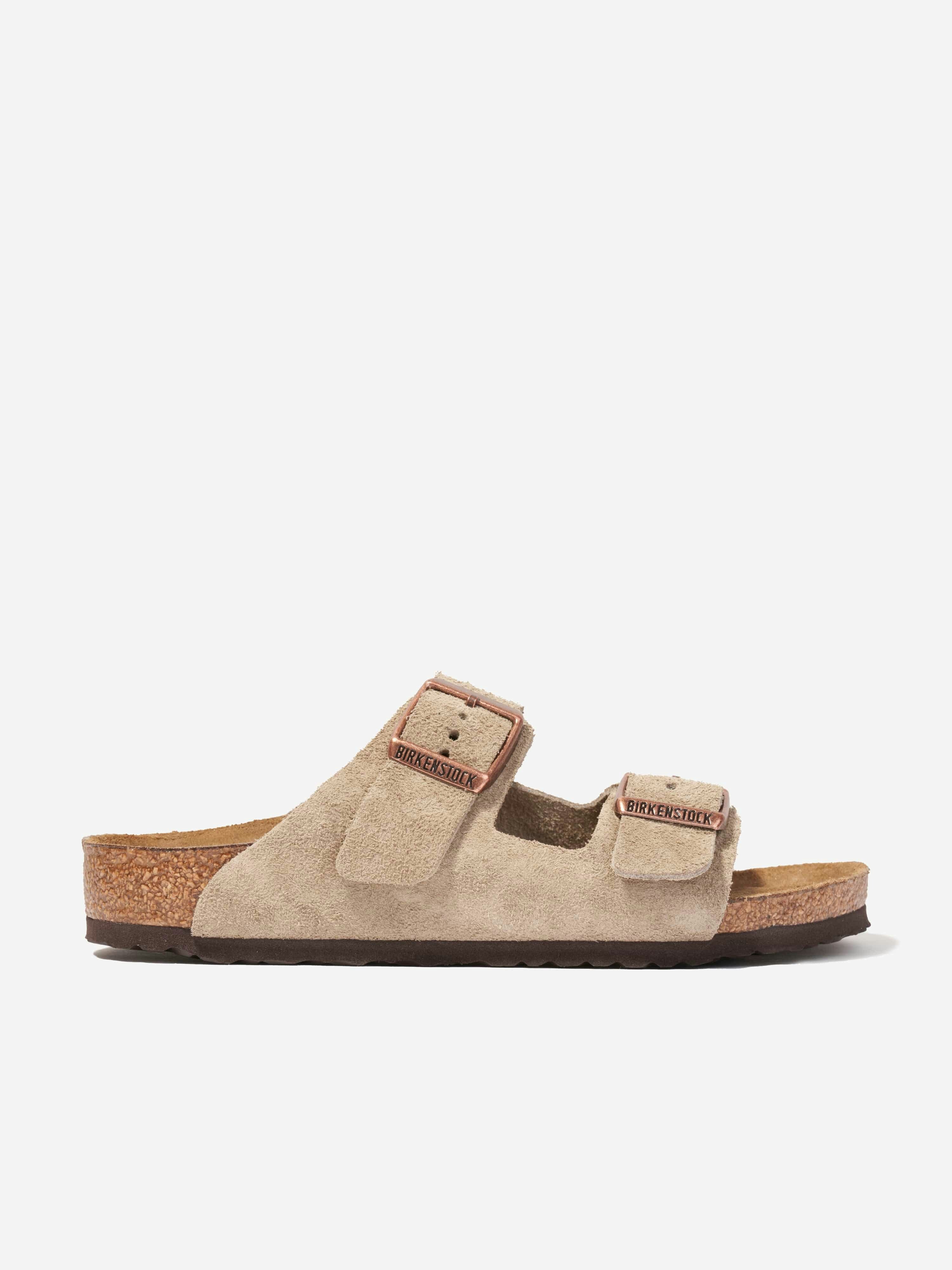 Birkenstock Beige Kids Arizona Sandals In Taupe - Eu 31 Uk 12.5