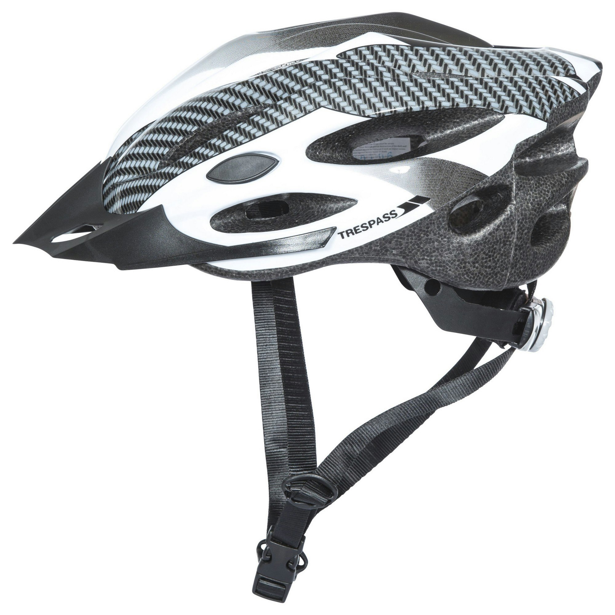 Trespass Unisex White Adults Crankster Cycling Helmet - L/Xl