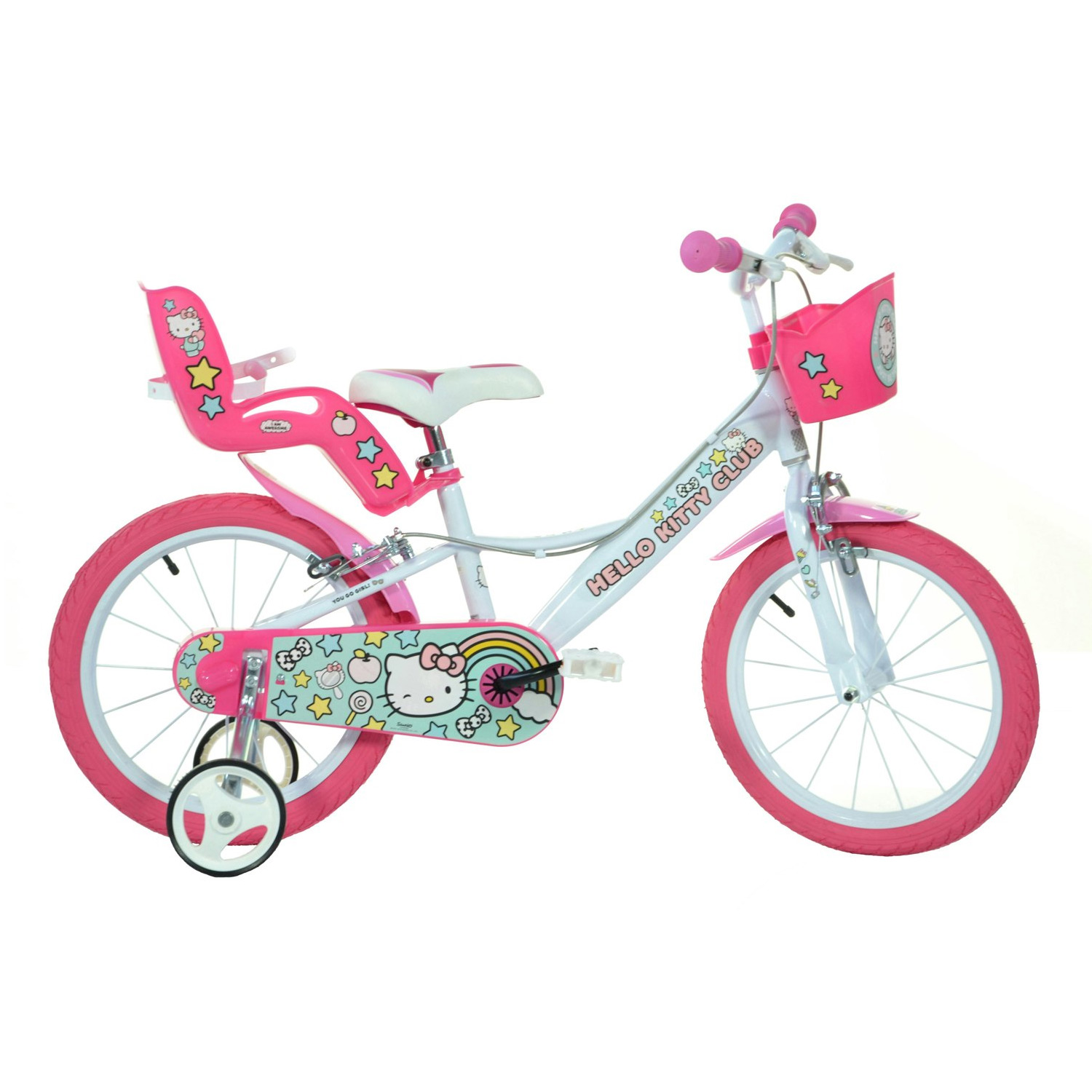 Dino Bikes - Kids Bicycle - 16 inch - Pink - Image 7