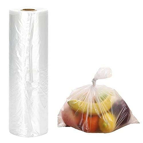 Rackhams 1000 Pcs Sandwich Bags Plastic Bag Roll Clear Polythene Fruit Vegetable Butchers Counter Bags On A Roll Plastic Food Bags Roll Plastic Sandwich Bags