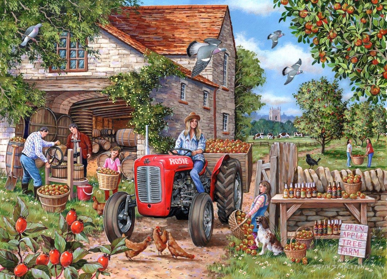 The House Of Puzzles Cider & Rosie - Big 500 Piece Jigsaw Puzzle