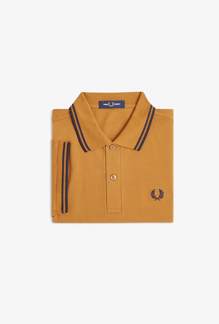 Fred Perry Men's Short Sleeve Twin Tipped Polo Shirt - D Caramel T86 - XL - Image 6