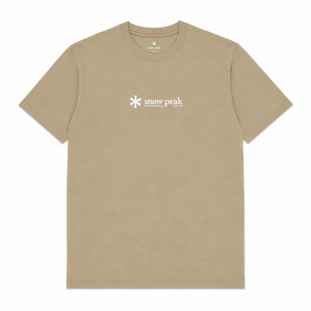 Snow Peak Soft Cotton Logo Short Sleeve T-Shirt Pro - M