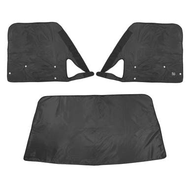 Olpro Black Motorhome External Thermal Windscreen Cover (Ducato, Boxer And Relay Vans)