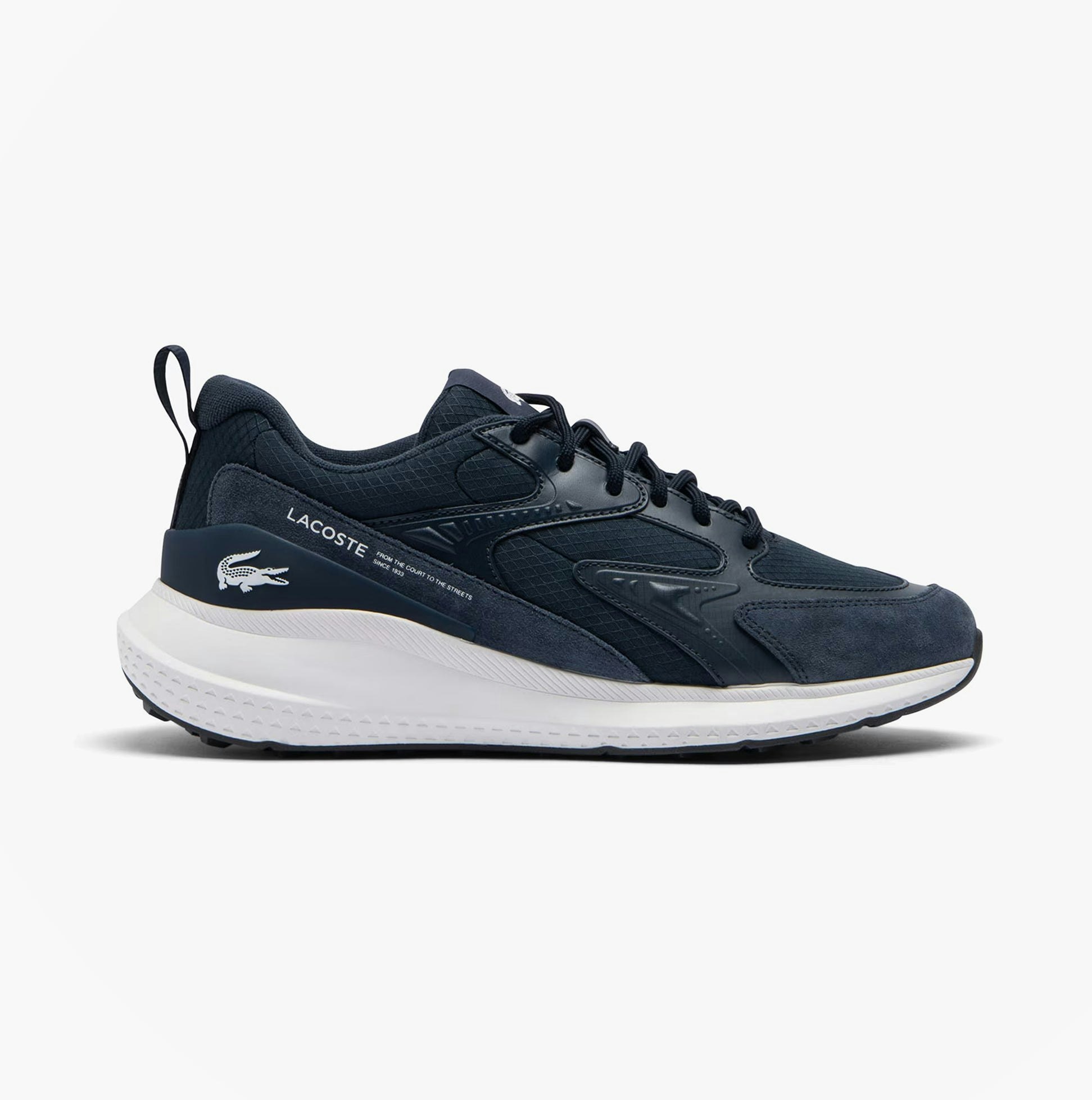 Lacoste Men's White L003 Evo Performance Trainers Trainers Navy/ - Uk 10