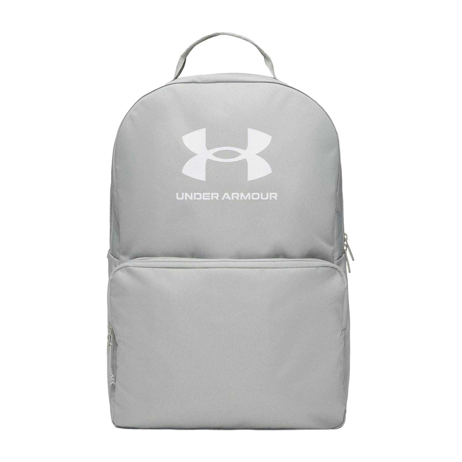 Under Armour Unisex White Adult Essential Backpack - Titanium/ - One Size - Titanium