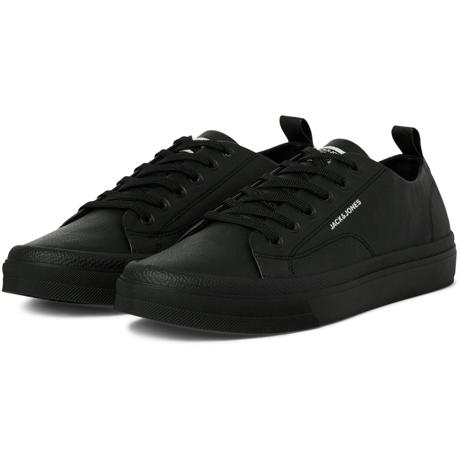 Jack & Jones Men's Anthracite Bayswater Polyurethane Trainers - Size 10