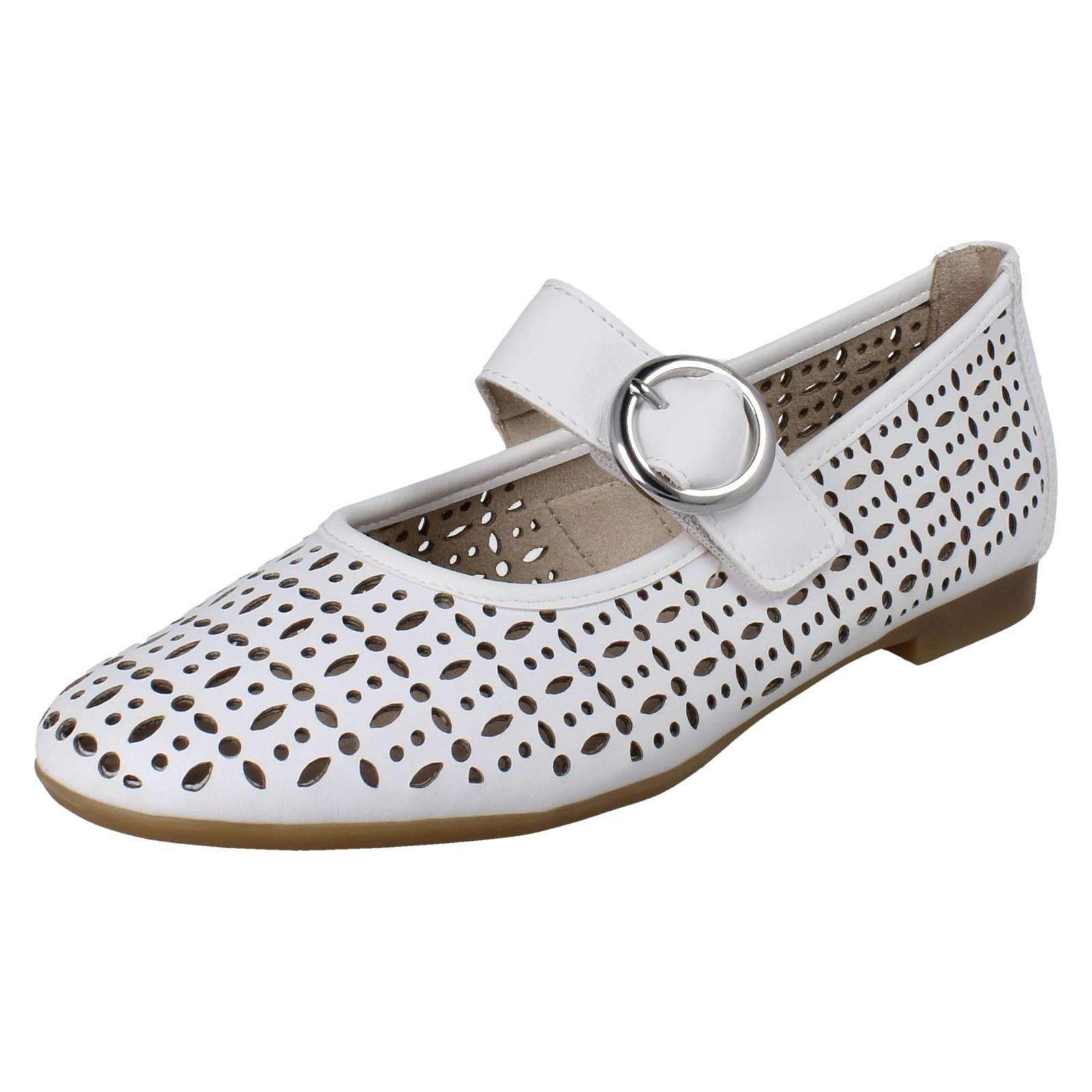 Remonte Women's White Mary Jane Style Shoes D0k16 - Uk 4