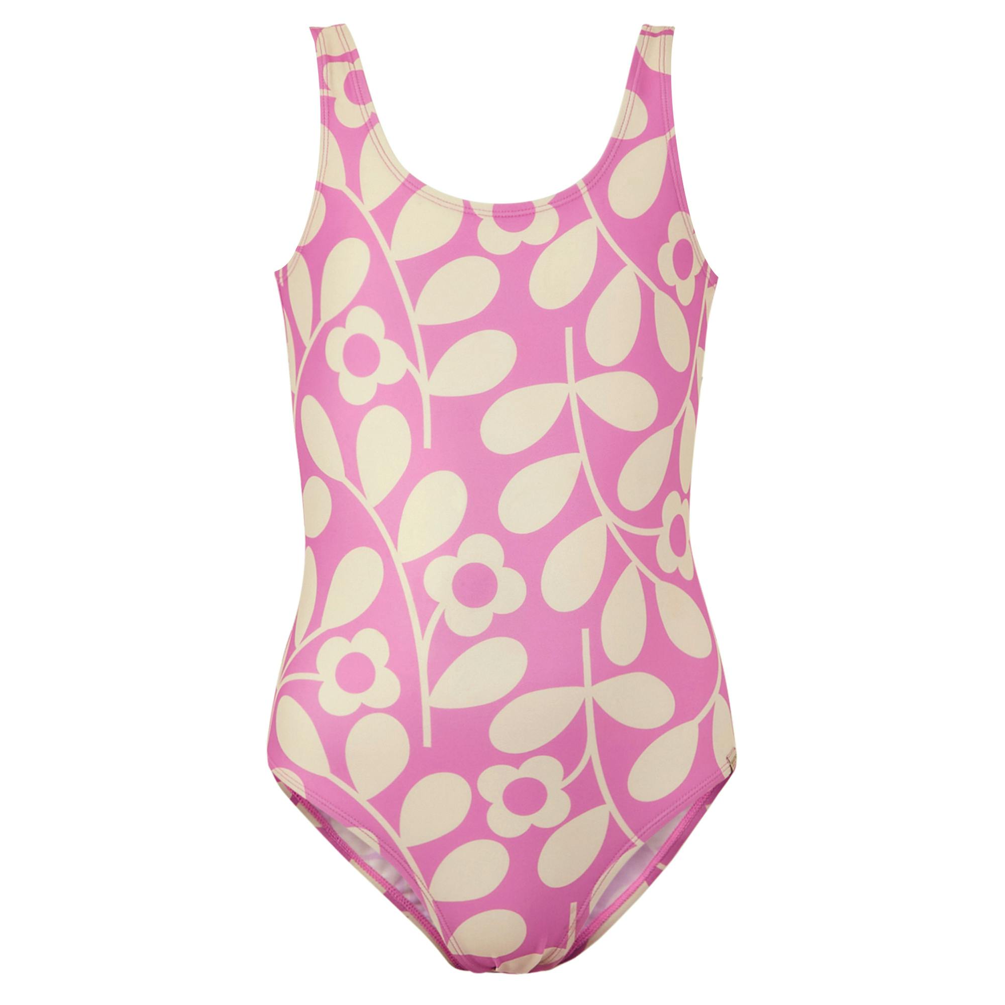 Regatta Girls Lilac/Cream Orla Kiely Jasmine Flower One Piece Swimsuit - 5-6 Years