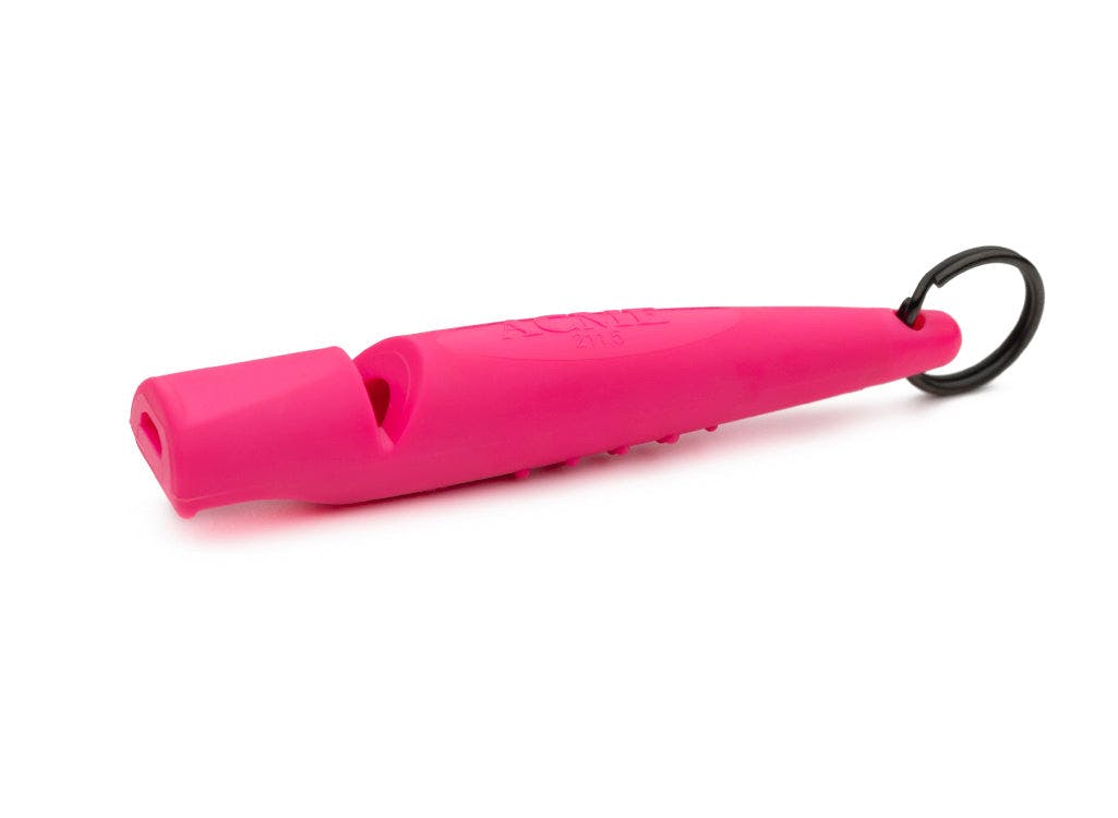 Acme Pink 211½ Alpha Dog Whistle - Day Glow