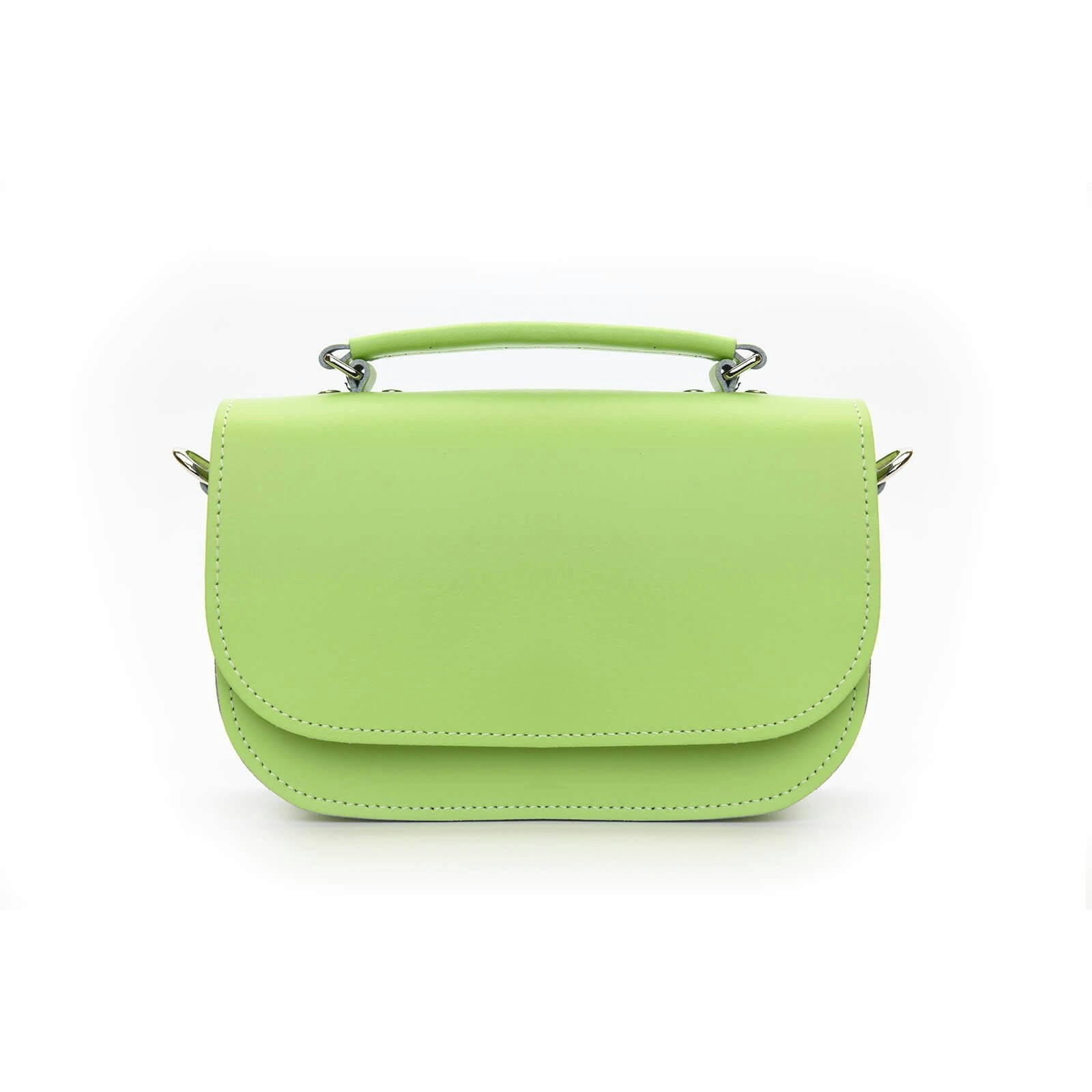 Zatchels Green Aura Handmade Leather Bag - Grass