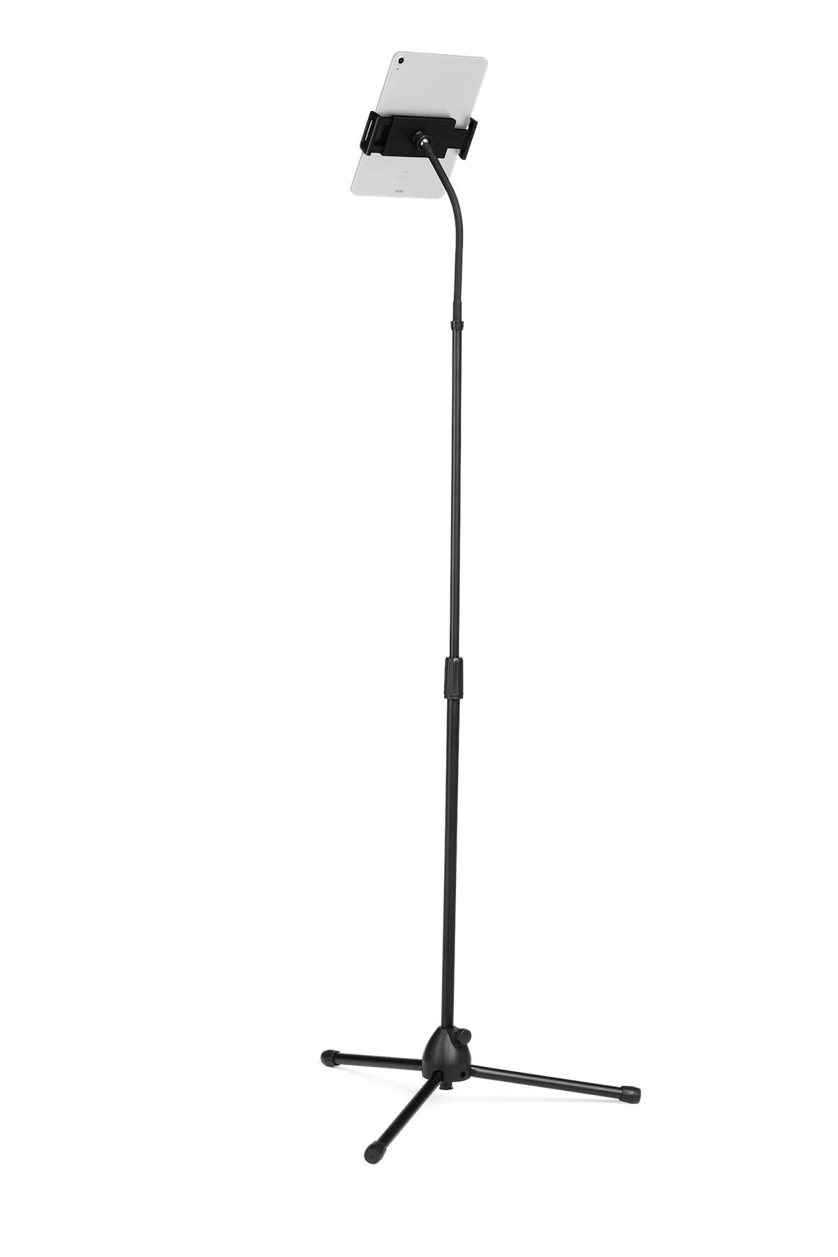 Durable Black Twist 360 Gooseneck Tablet And Phone Holder Ipad Tripod Stand |