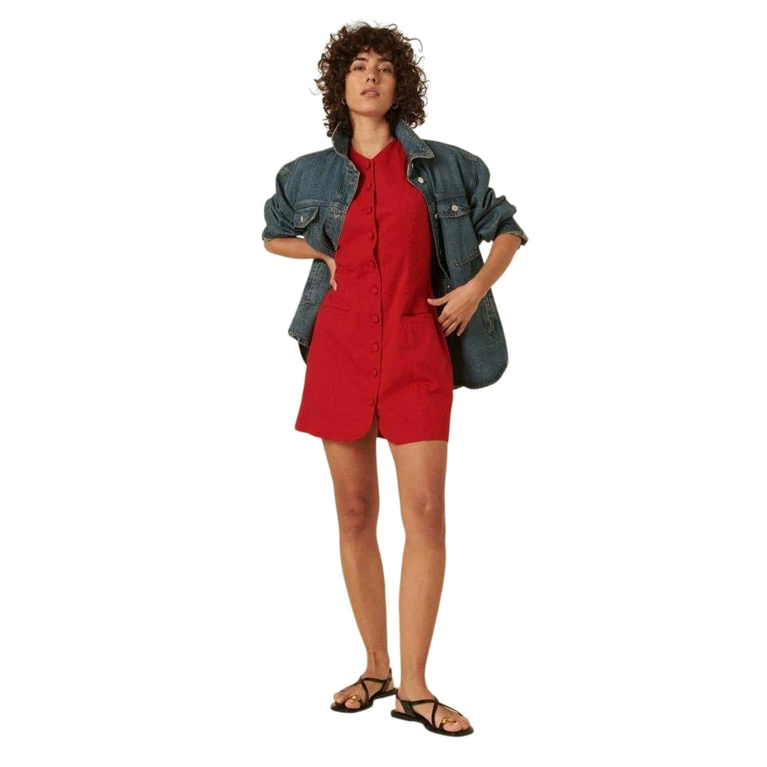 Nobody's Child Women's Red Nobody´S Child Sleeveless Mini Dress - 12 Uk - 100% Mixed