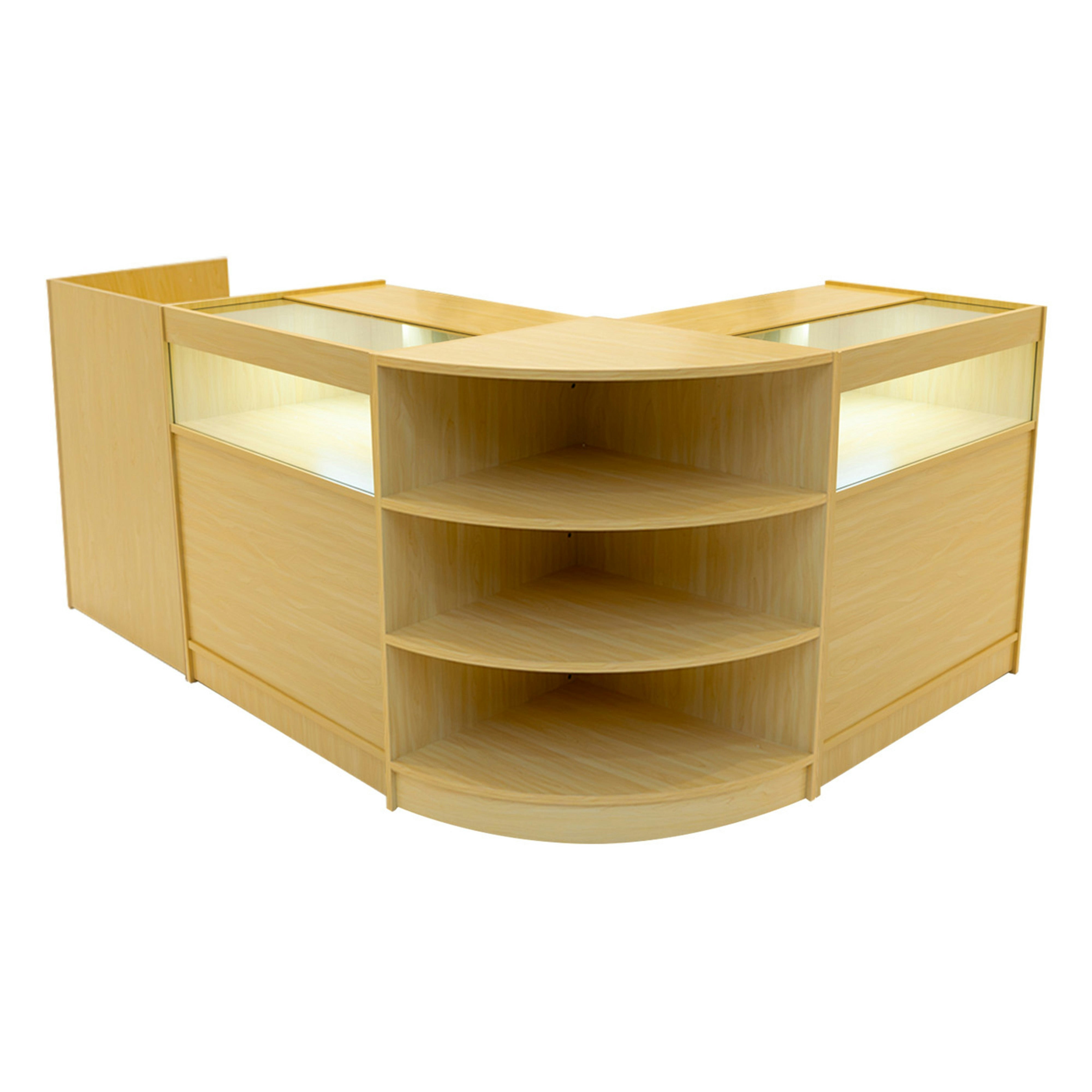 Rackhams White Sagittarius Led Shop Counter Set Lm60, Tb60 & 2 X B900 - Maple