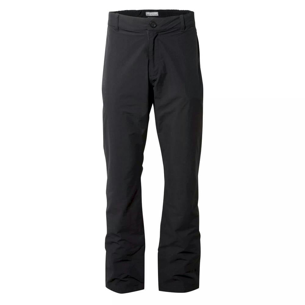 Craghoppers Men's Black Kiwi Pro Ii Waterproof Trousers - 40R - 96% Polyamide/4% Elastane