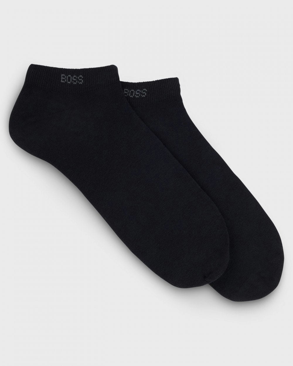 Boss Orange Orange/Black Boss Two-Pack Of Ankle Length Socks In Stretch Fabric Nos - 001 - 001 - Uk9-12 Eu43-46 Us10-13