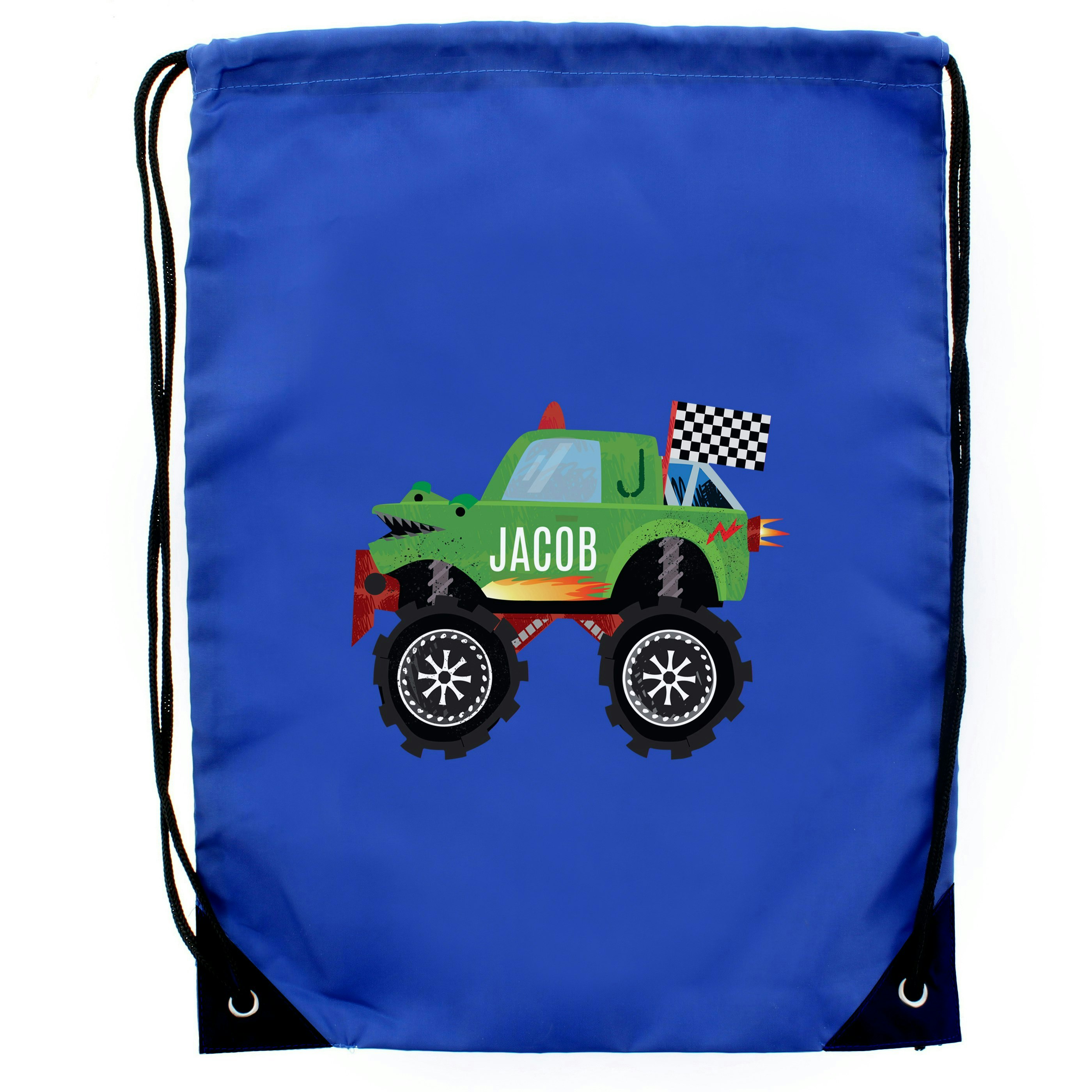Personalised Memento Company Blue Personalised Monster Truck Kit Bag