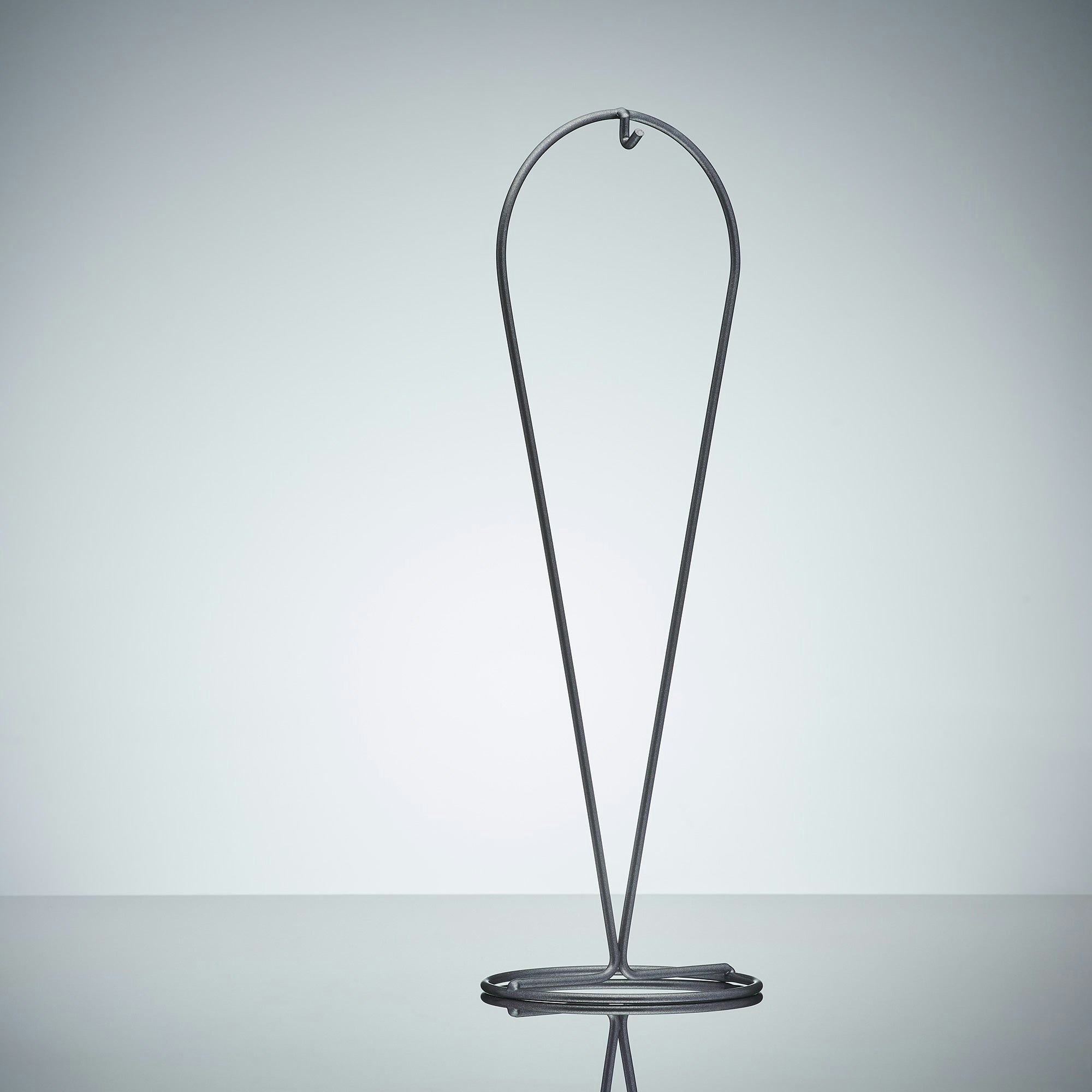 Sienna Glass Silver Droplet Display Stand – Fits Droplets Only (Elegant Glass Display)
