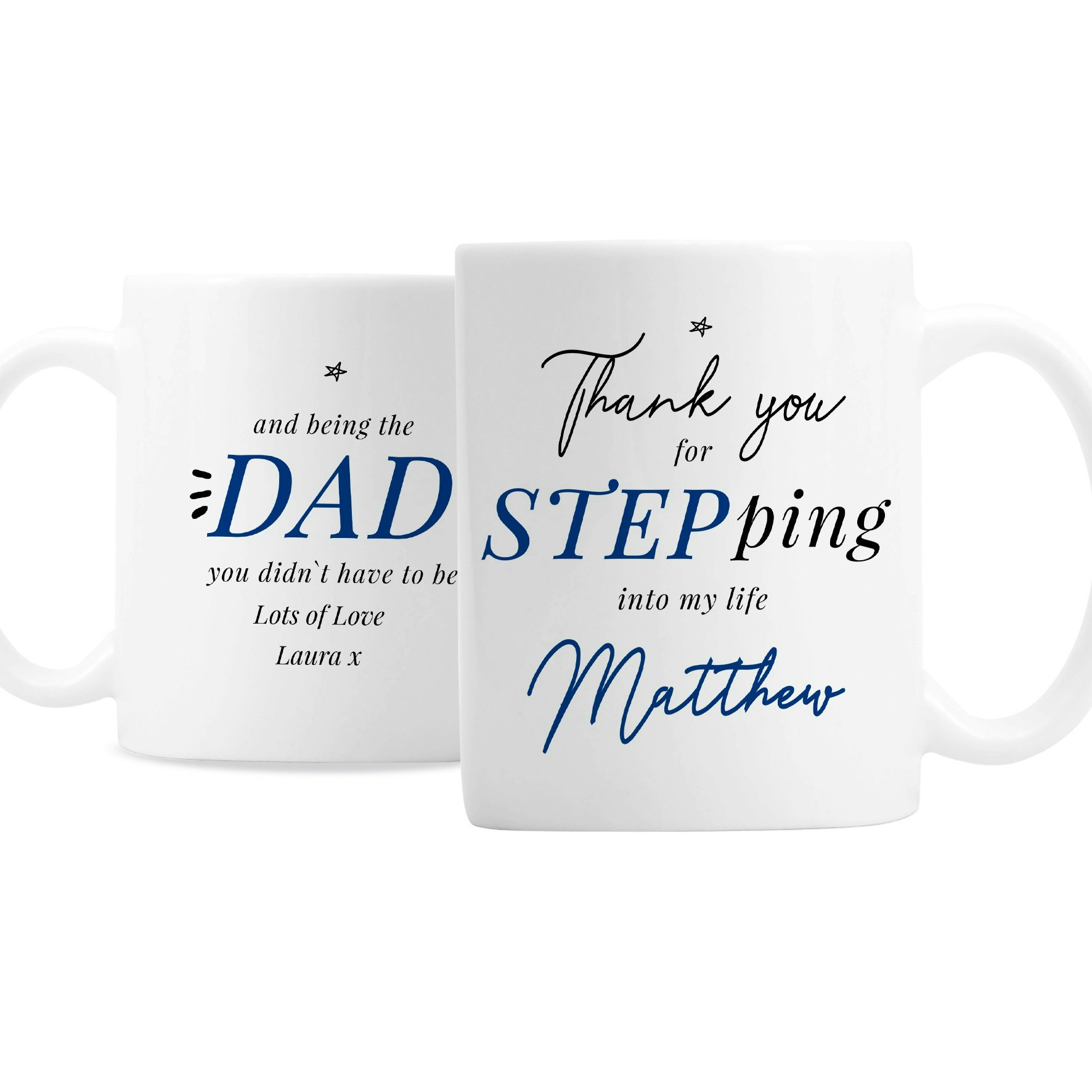 Rackhams Personalised Step Dad Mug