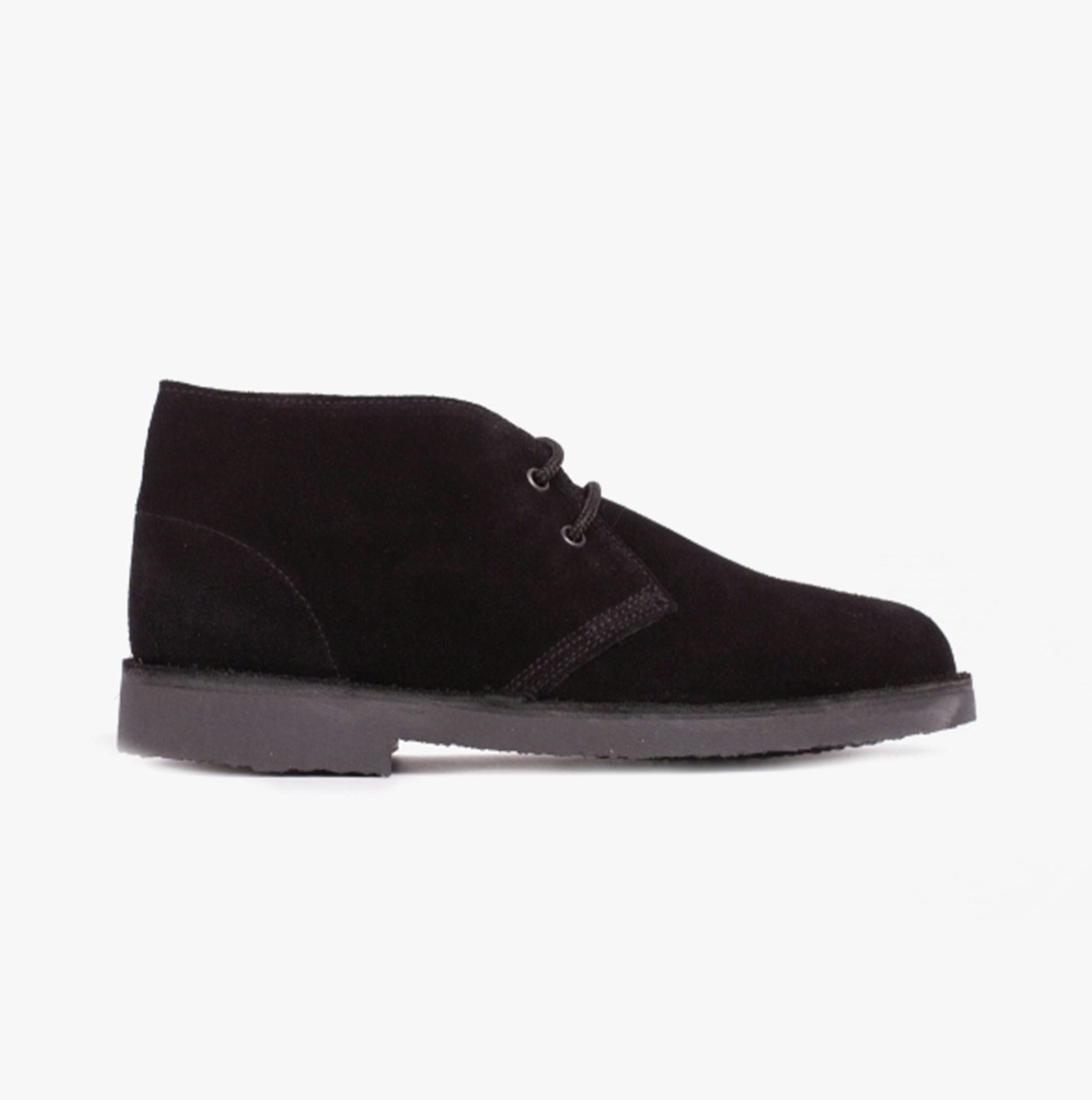 Roamers Unisex Black M467as Desert Boots - Uk 12