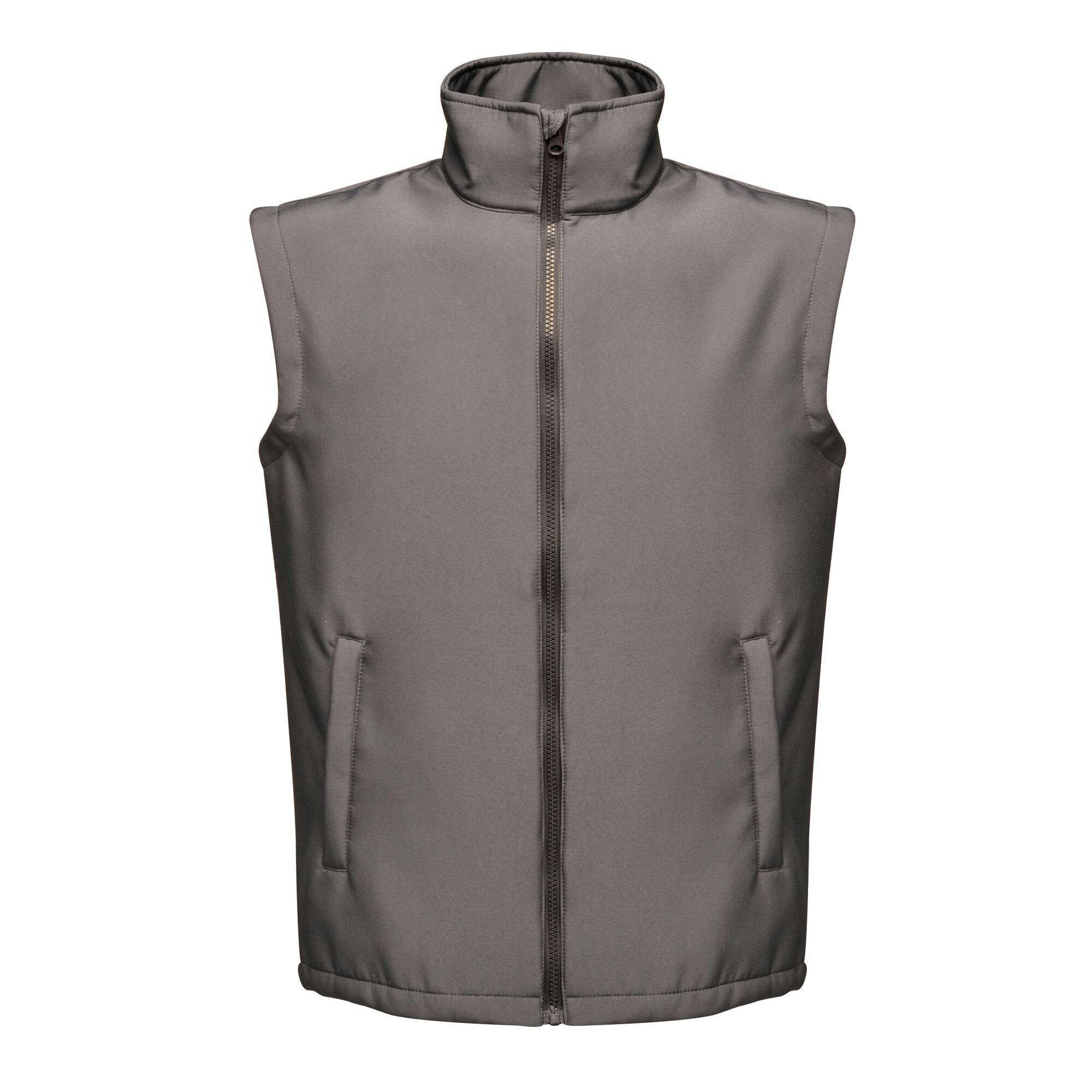 Regatta Men's Grey/Black Professional Gilet - Seal - L - Seal - 98% Cotton/2% Spandex