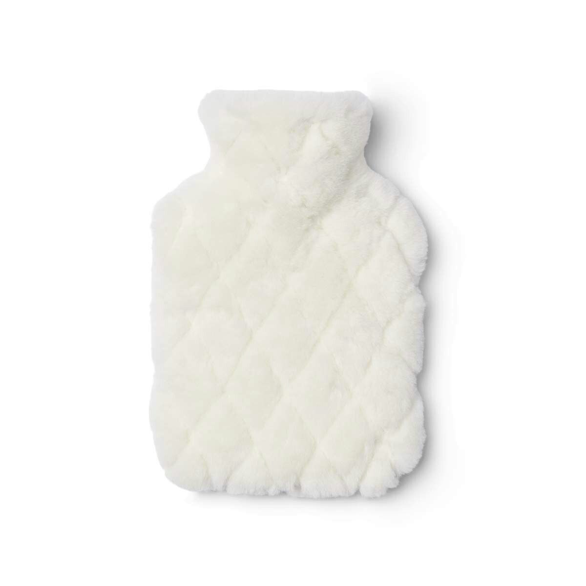 Rackhams White Leaf Hot Water Bottle