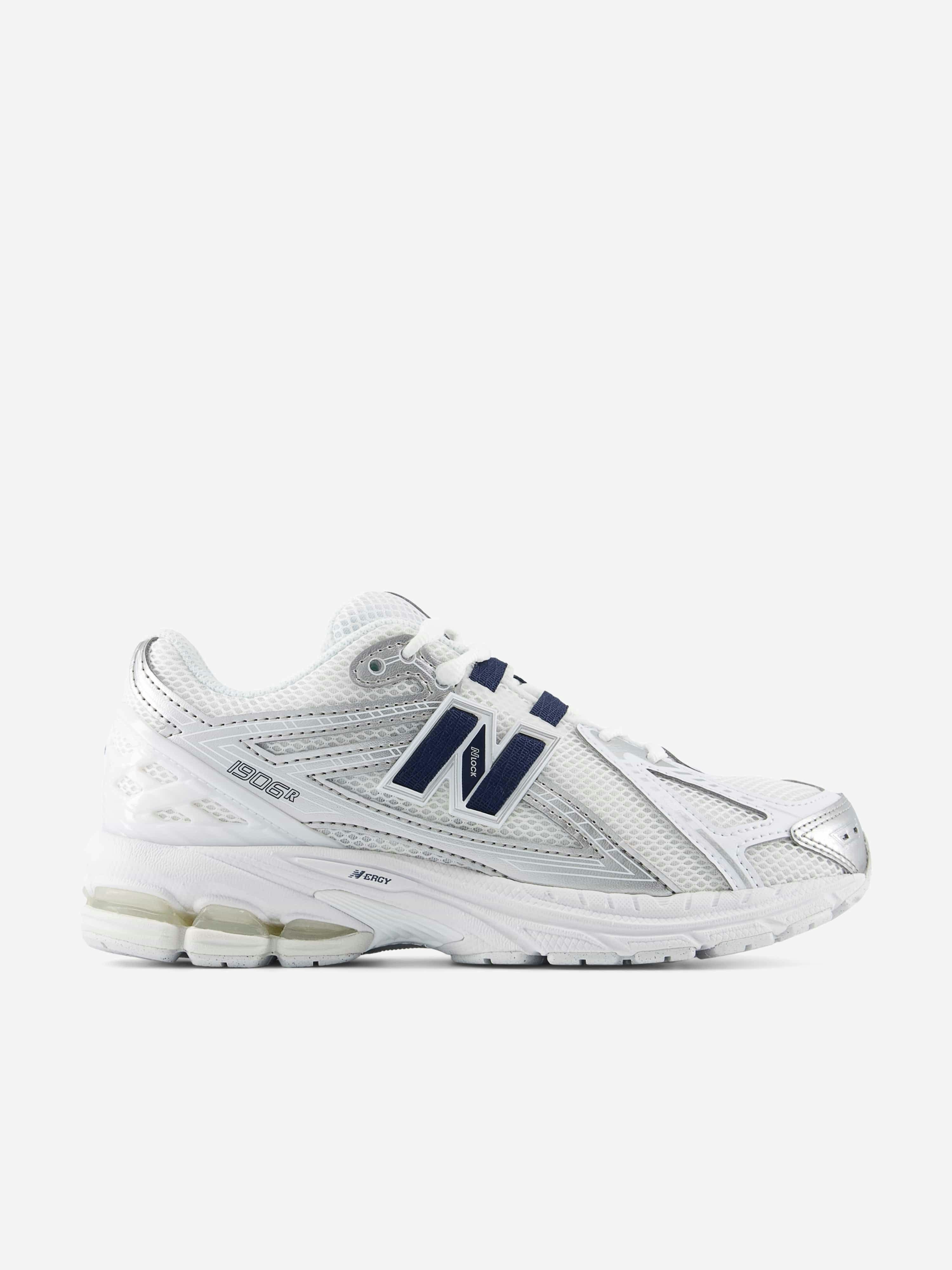 New Balance Unisex Kids White Kids 1906 Trainers In & Navy - Eu 36