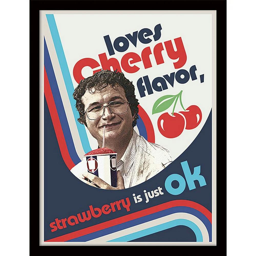 Stranger Things No Cherry No Deal Print - Multicoloured - 40Cm X 30Cm - Multicoloured