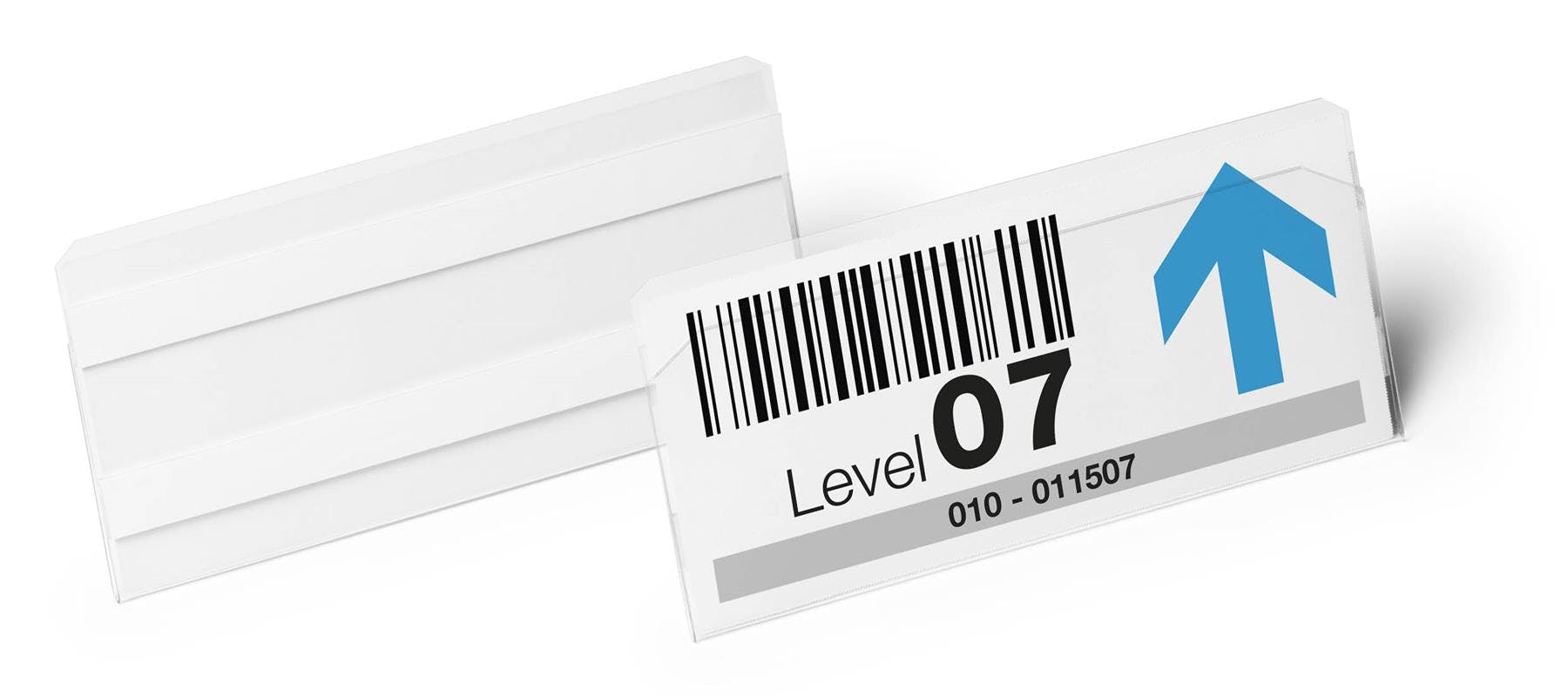 Rackhams Self Adhesive Ticket Label Holder Document Pocket | 10 Pack | 150 X 67Mm
