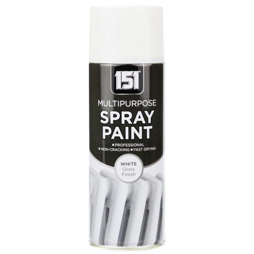 151 White Gloss Multipurpose Spray Paint 400ml - Image 11