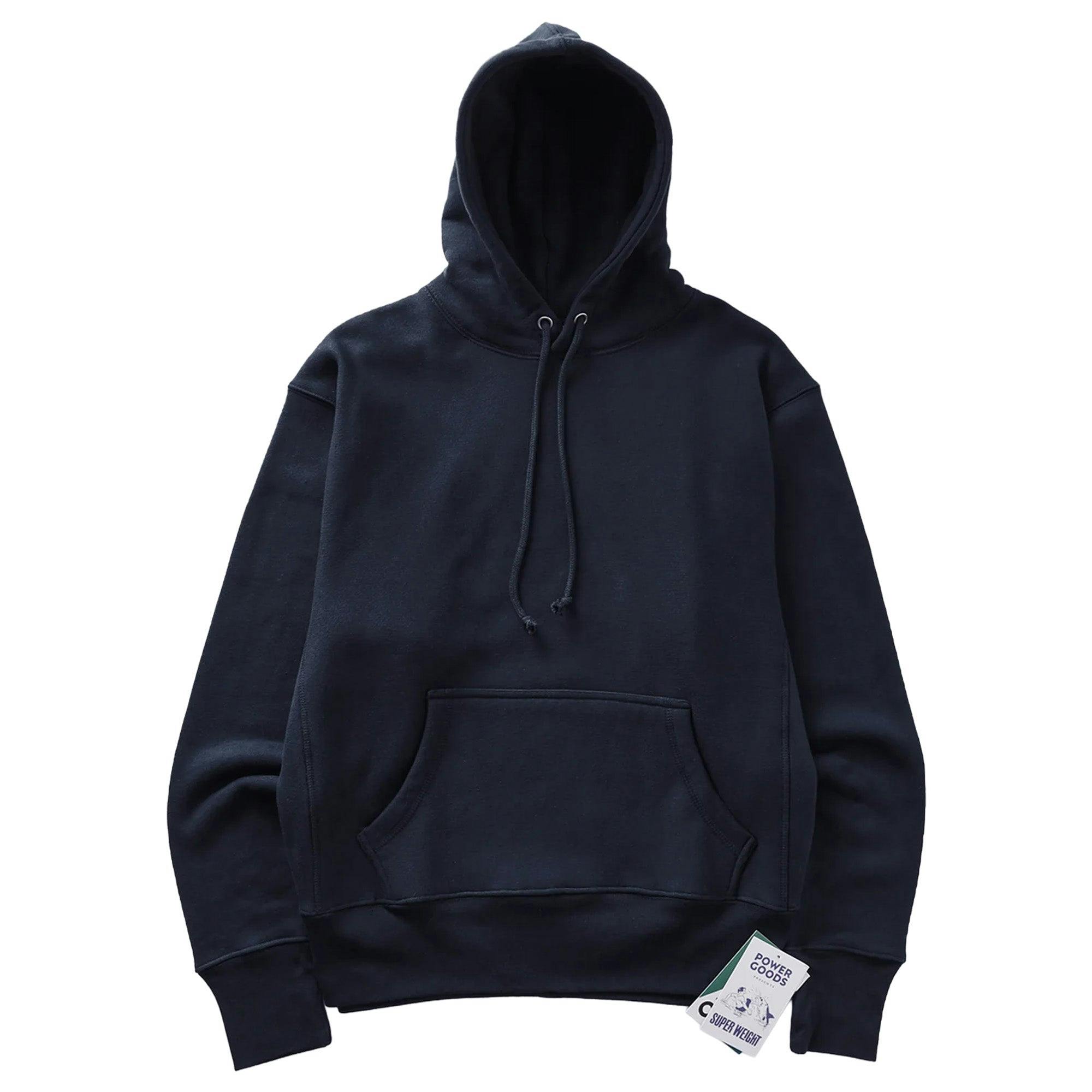Power Goods Blue Super Weight Hoodie - Navy - Medium