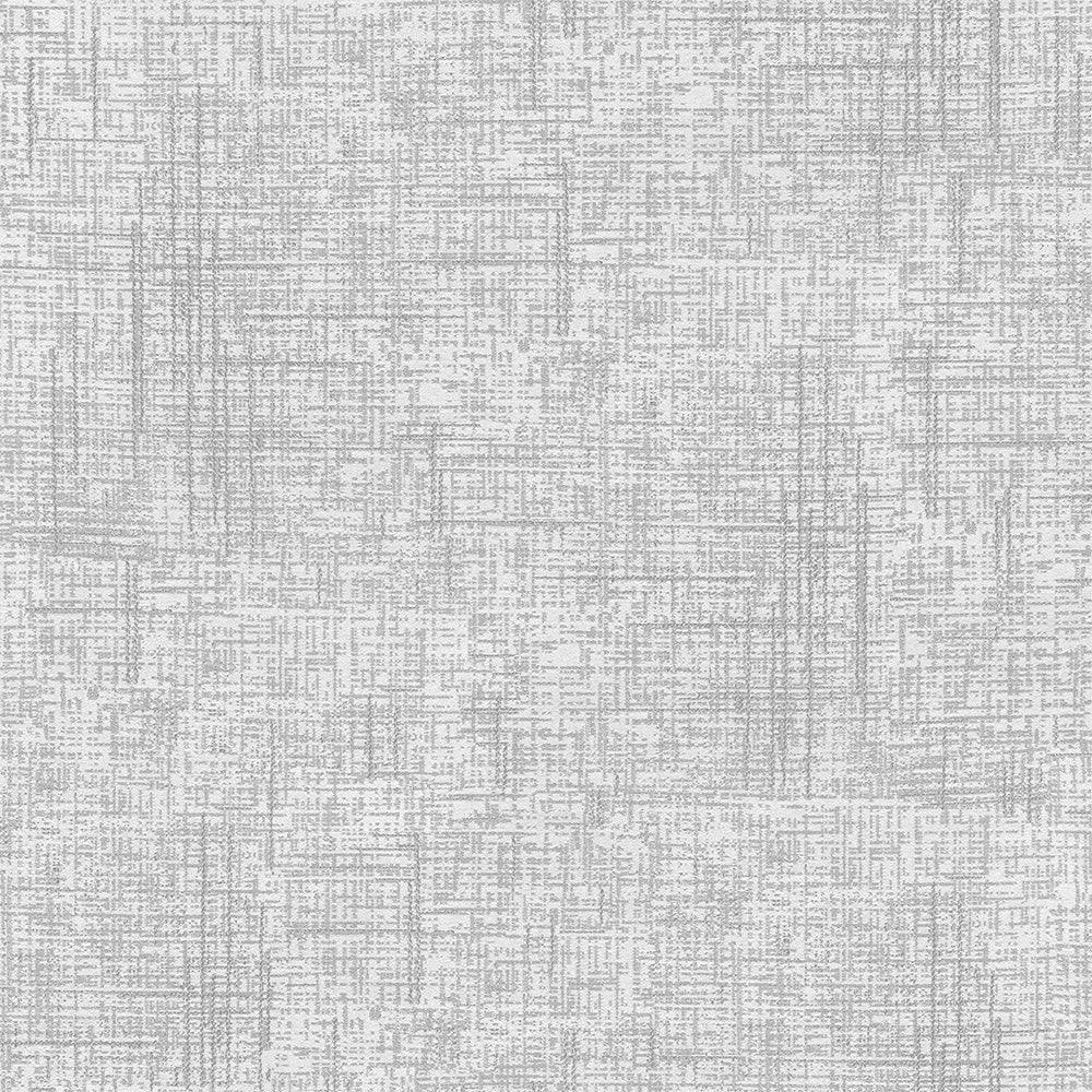 Paoletti Silver Serafina Vinyl Textured Wallpaper - 10In X 53Cm - 100% Mixed