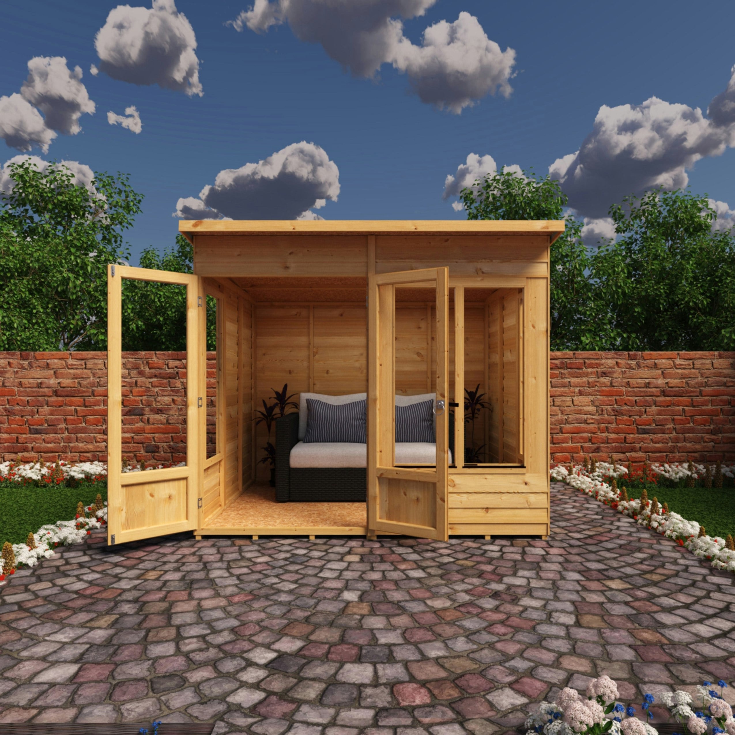 Rackhams Light 8X6 Alora Pent Summerhouse