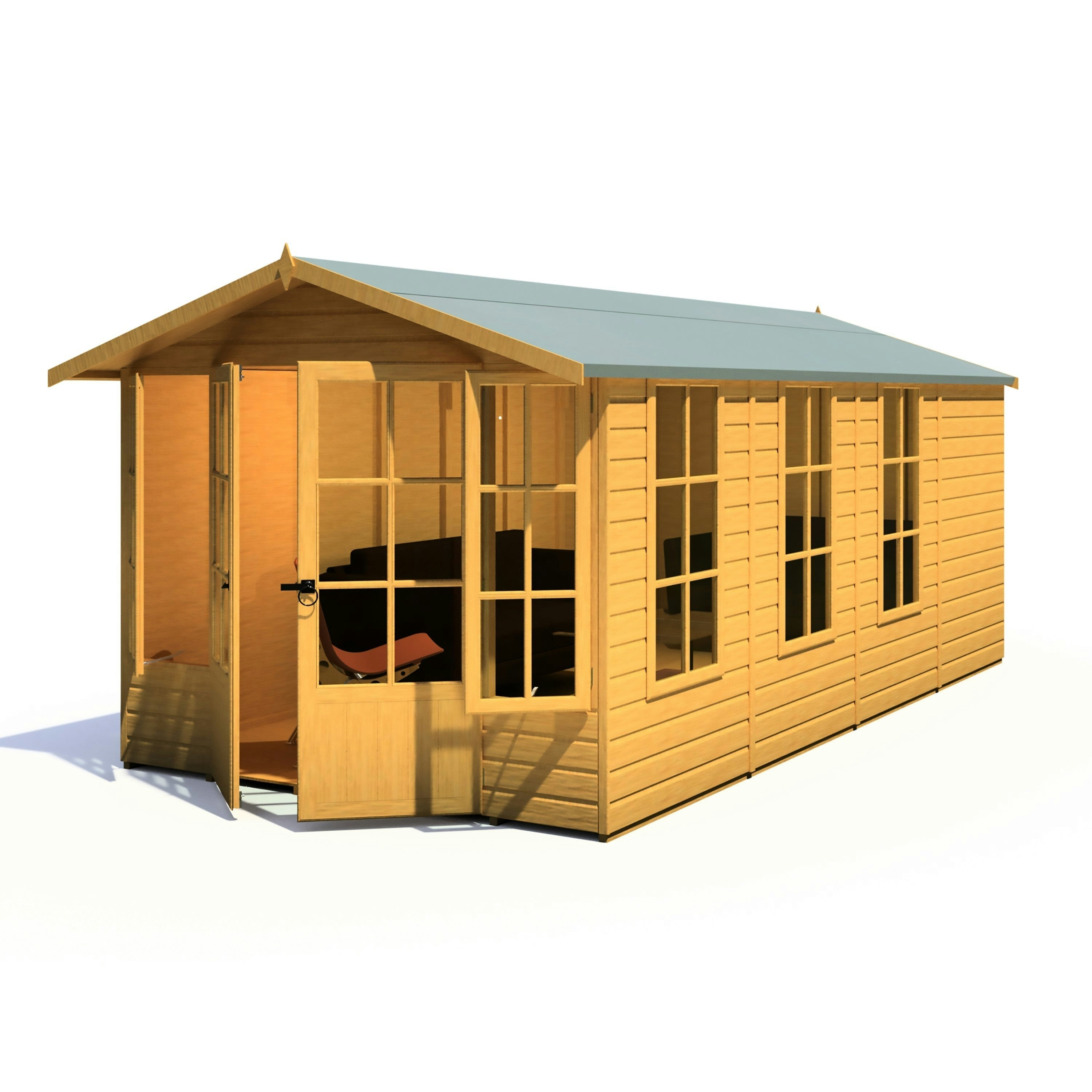 Rackhams Light Delmora 8X16 Summerhouse