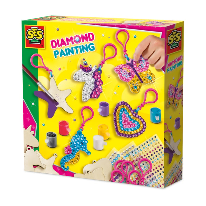 Ses Creative Diamond Painting - Wooden Keychains