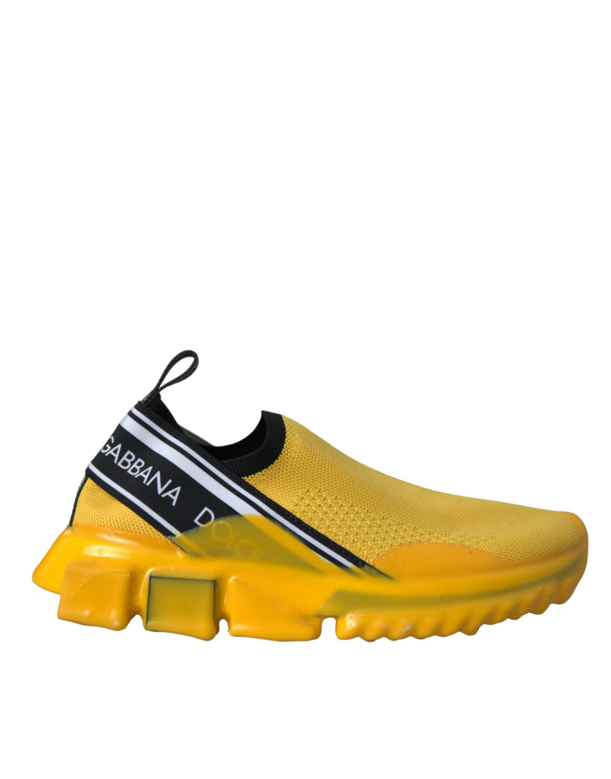 Dolce & Gabbana Women's Yellow Portofino Sneakers - Size 42 Eu
