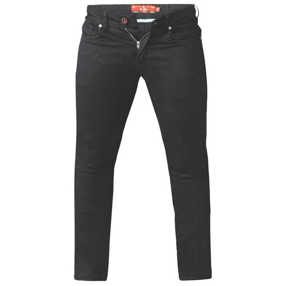 Duke Men's Black D555 Claude Stretch Stretch Kingsize Jeans - 38XL - 98% Cotton/2% Elastane