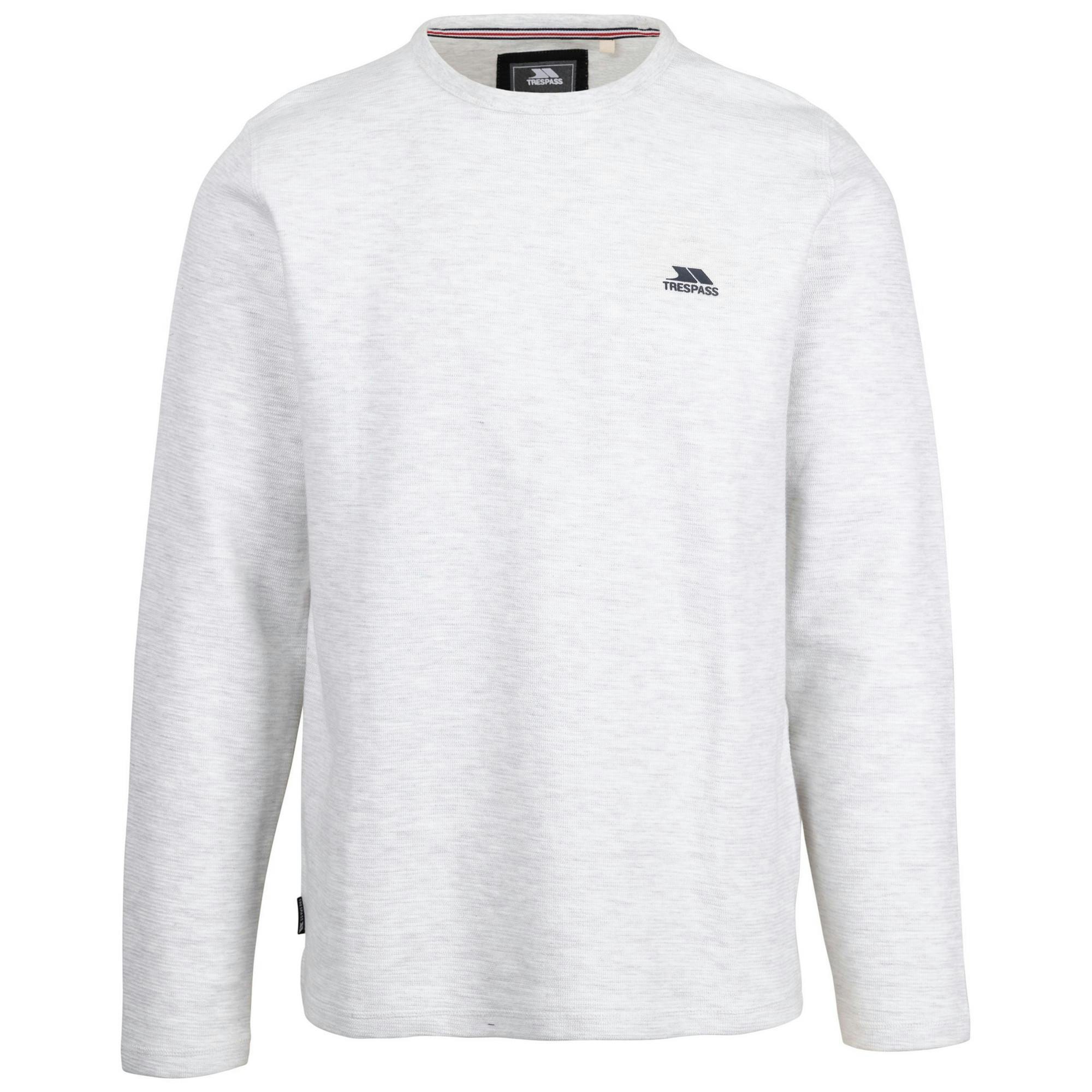 Trespass Men's Off-White Calverley Sweatshirt In | Size: Medium - Image 2