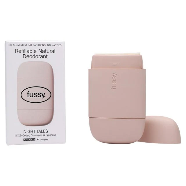 Fussy White/Pink Refillable Natural Deodorant Night Tales 40G