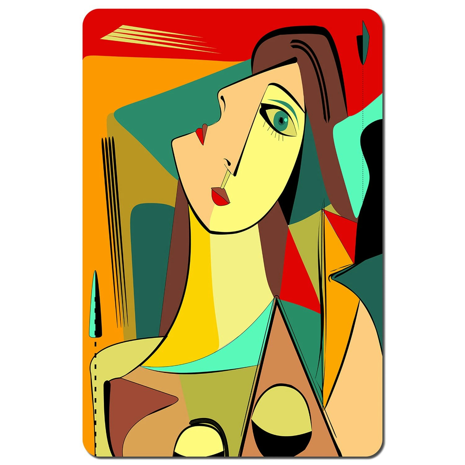 Benjamin Tate Design Abstract Portrait (Placemat)