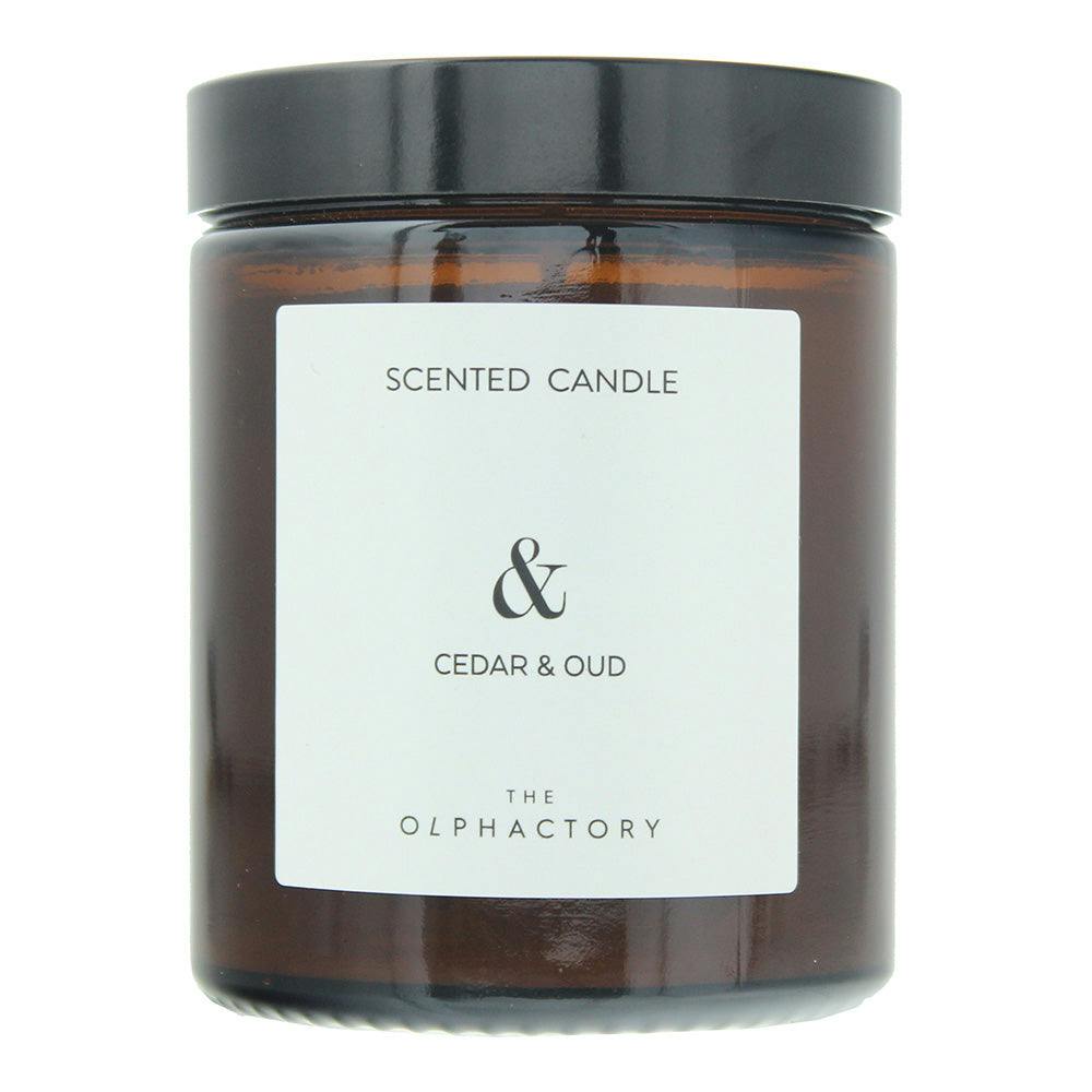 The Olphactory Cedar Oud Scented Candle 135G