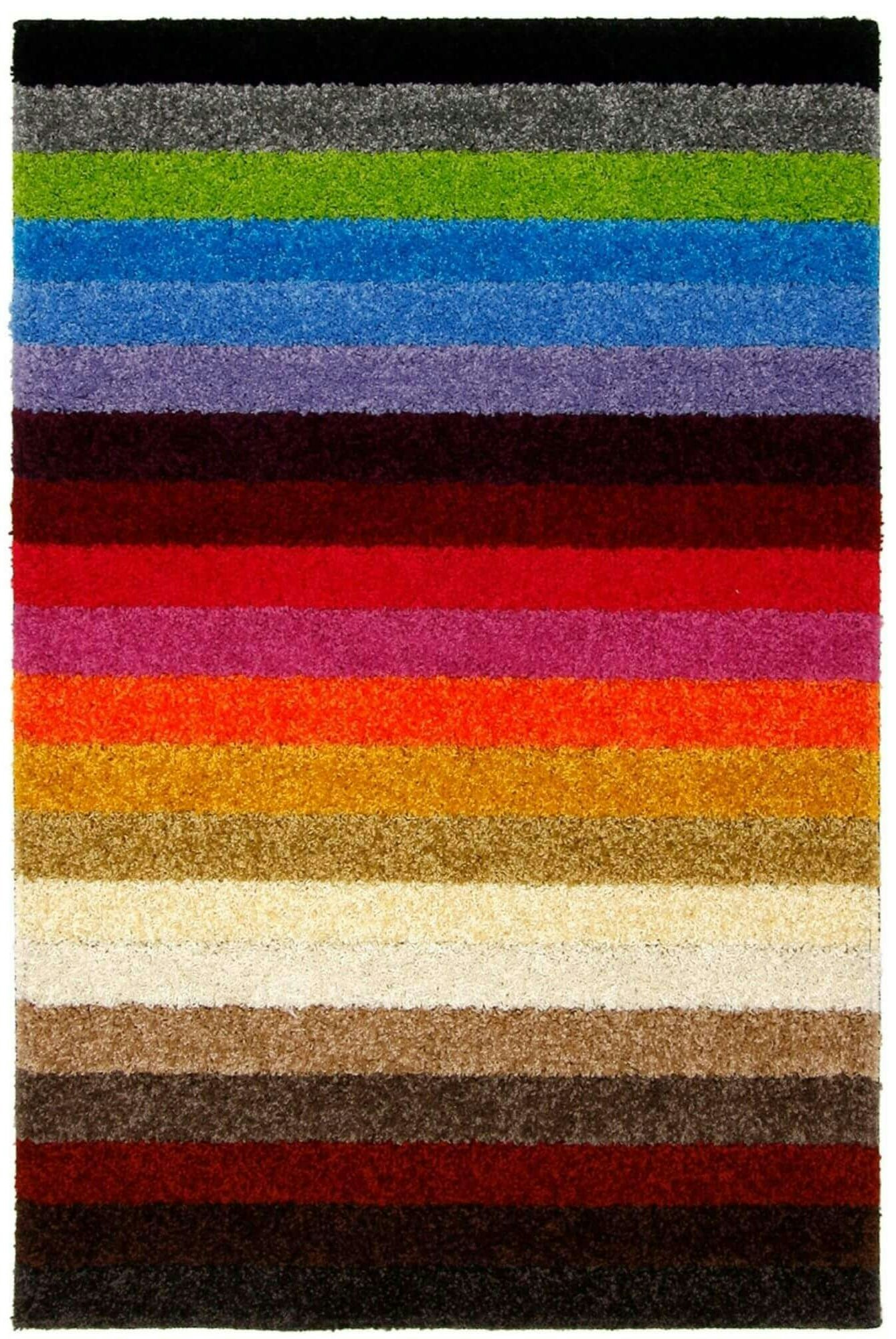 The Rugs Alya Striped Multicolour Rugs | 117M - 66X100 Cm