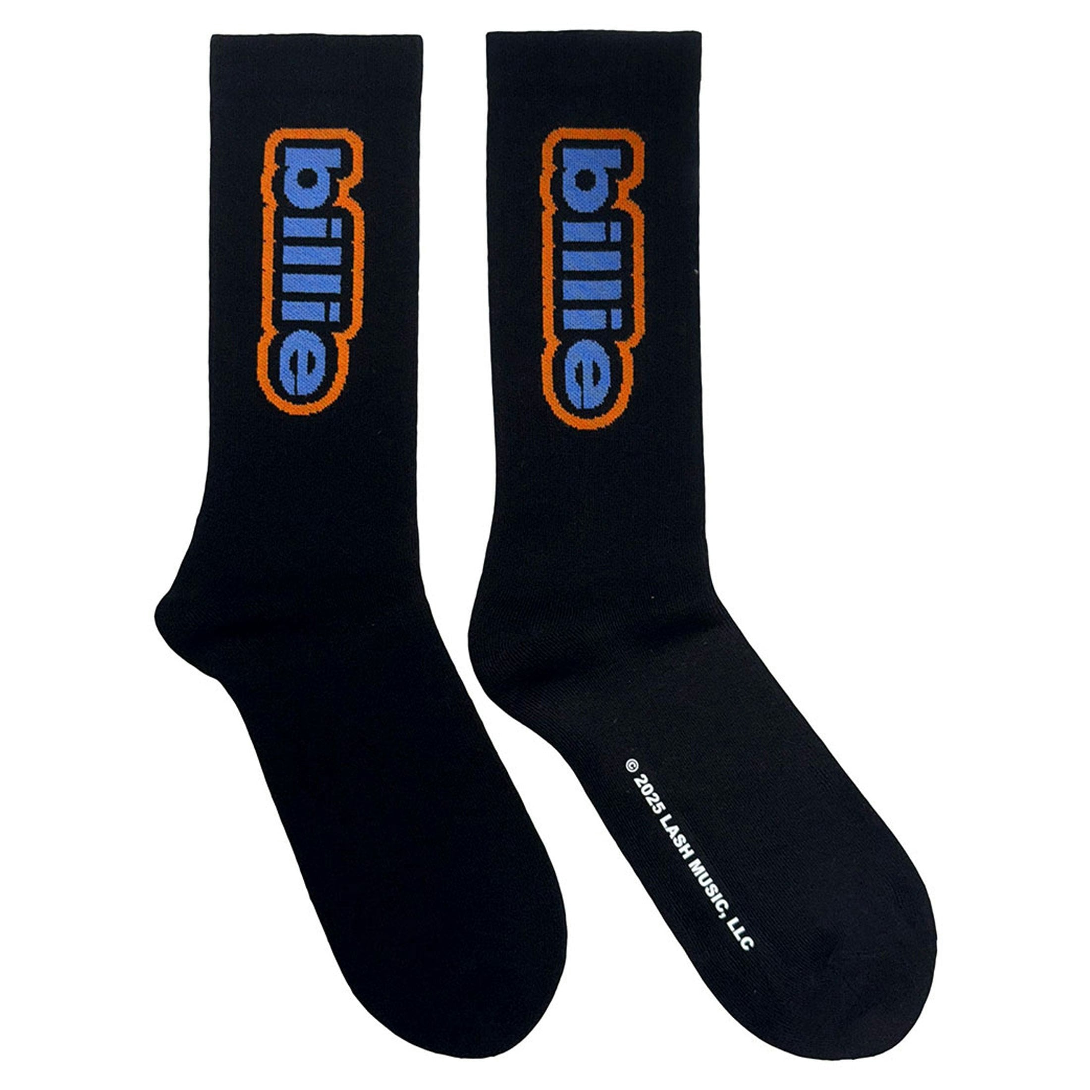Paradiso Clothing Women's Billie Eilish Outline Logo Terry Socks
