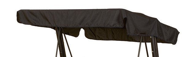 Rackhams Black Replacement Canopy For 3 Seater Hammock - Pendulum Garden Swing